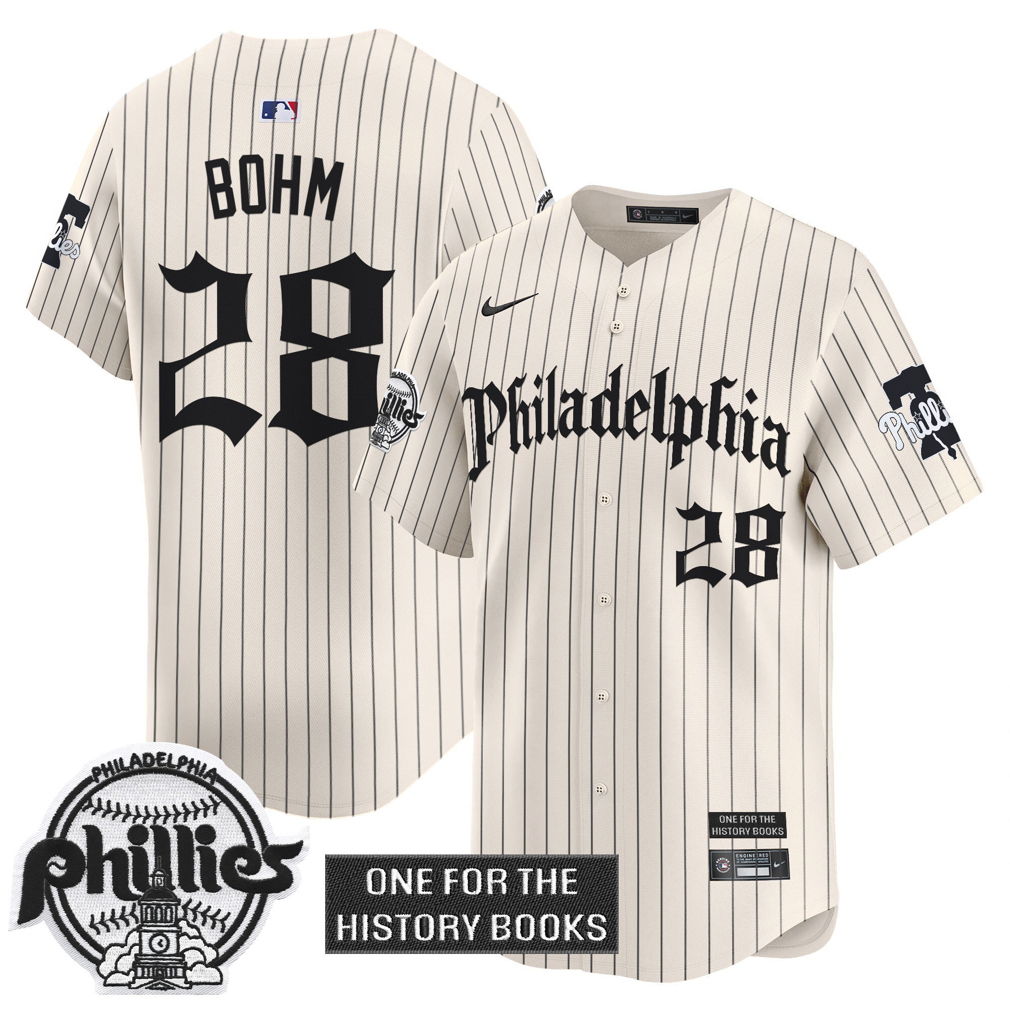 Phillies 'Retro Newspaper Edition' Vapor Premier Limited Jersey - All Stitched