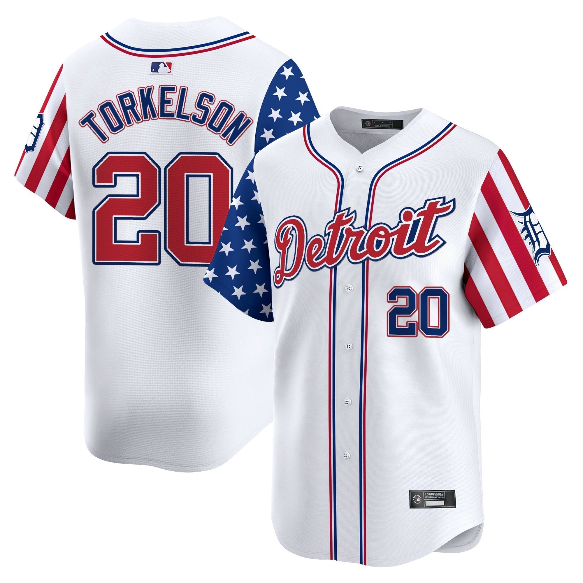 DET 2025 Independence Day Vapor Premier Limited Jersey - All Stitched