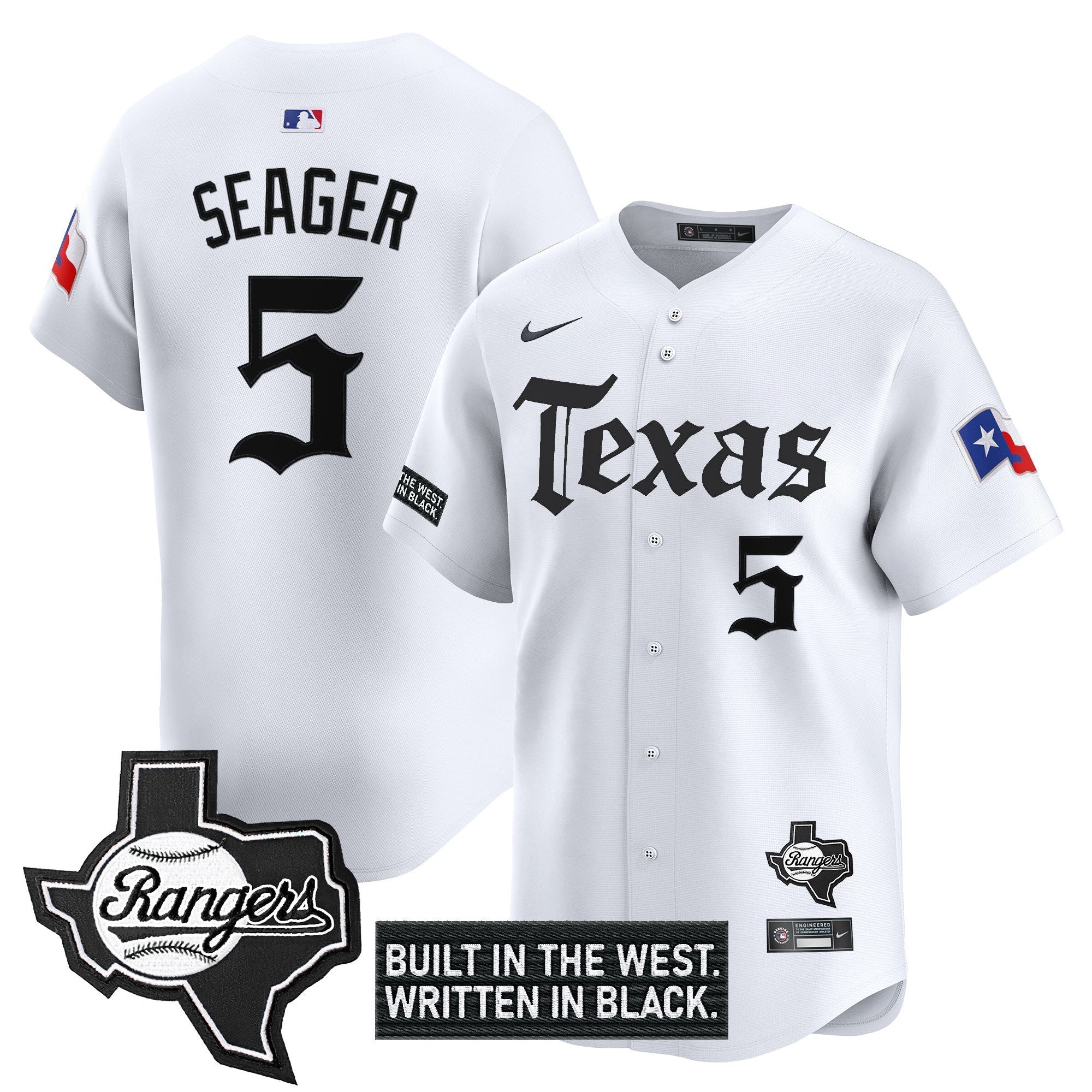 Texas  'Gothic Frontier Edition' Vapor Premier Limited Jersey - All Stitched n2