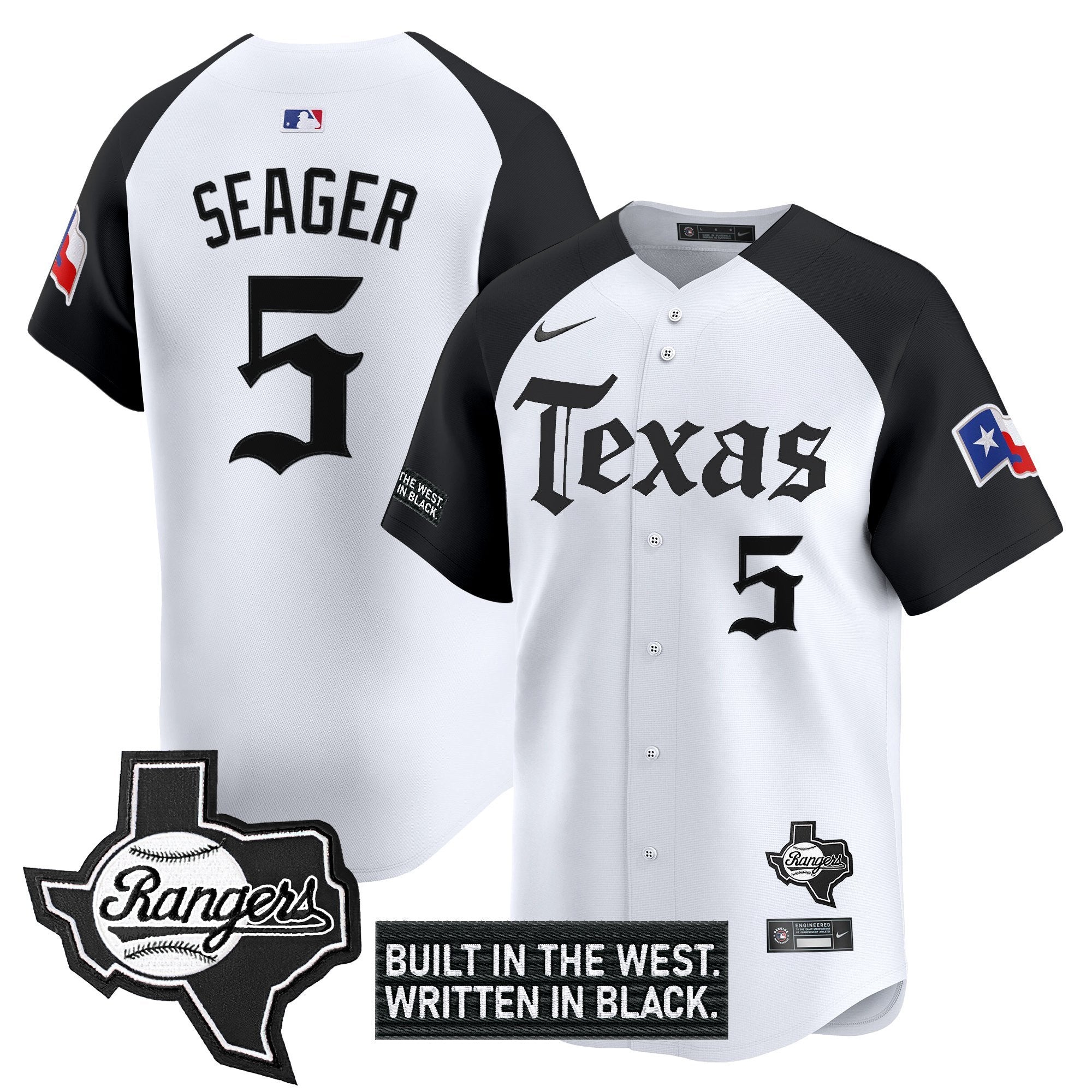 Texas  'Gothic Frontier Edition' Vapor Premier Limited Jersey - All Stitched n2