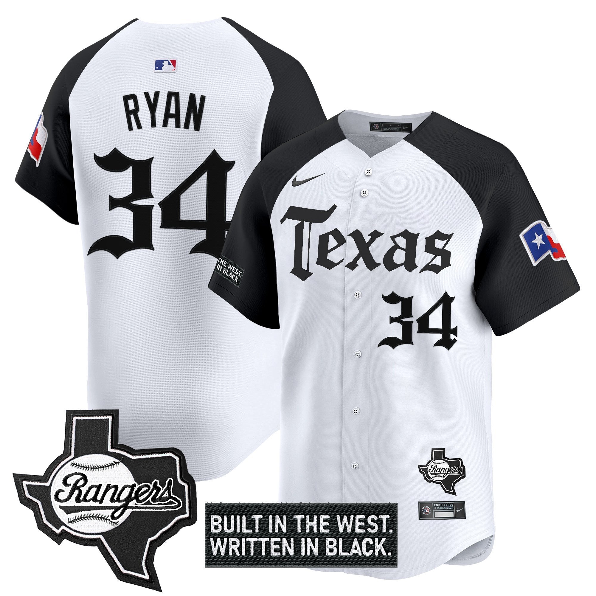 Texas  'Gothic Frontier Edition' Vapor Premier Limited Jersey - All Stitched n2