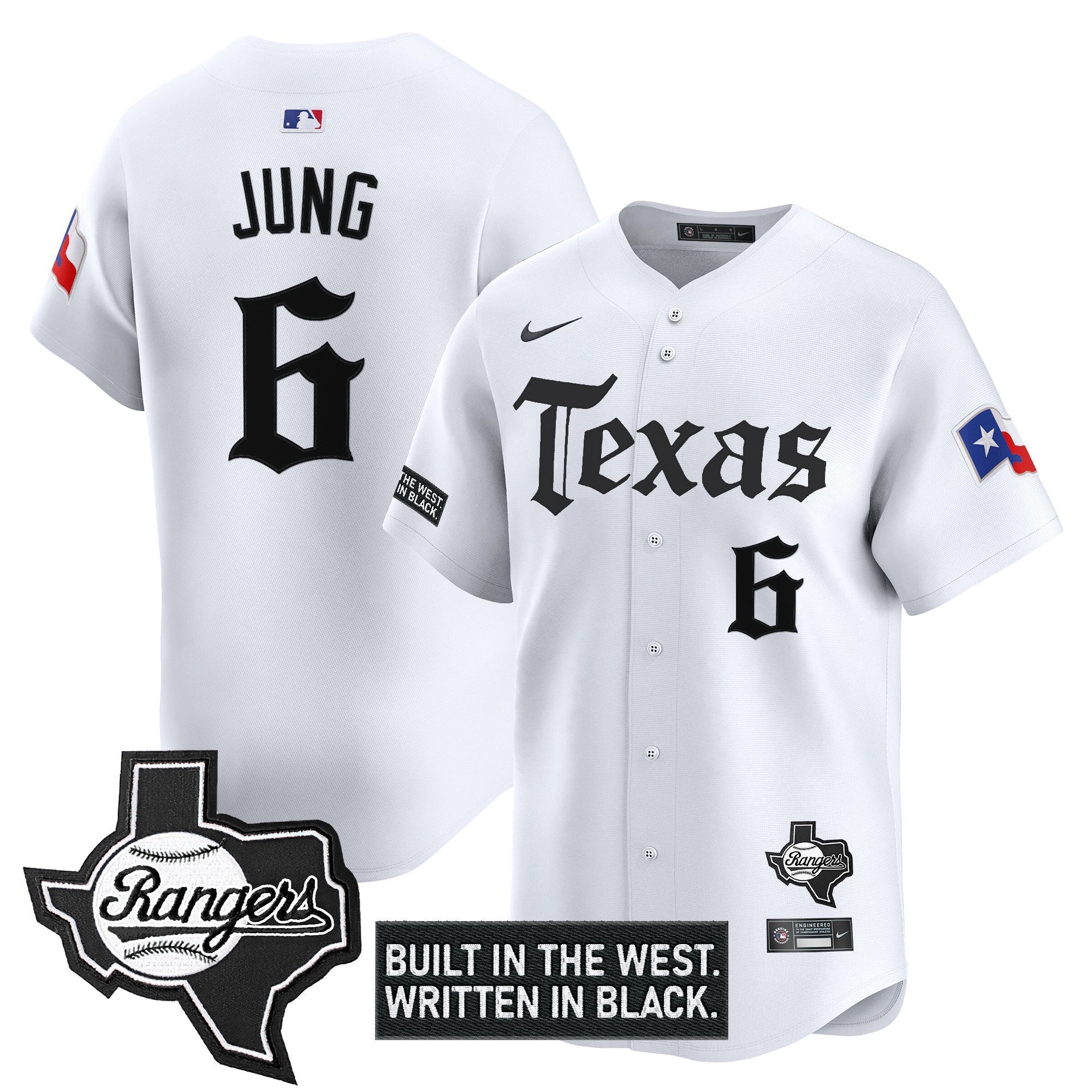 Texas  'Gothic Frontier Edition' Vapor Premier Limited Jersey - All Stitched n2