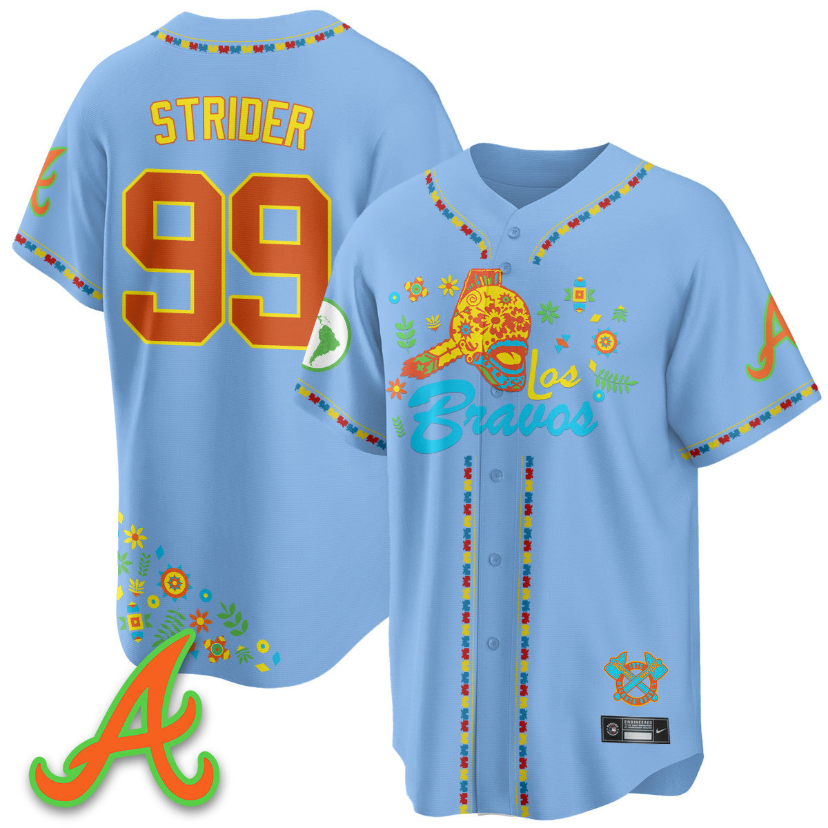 ATL 2025 "Los Bravos" Jersey V2 - All Stitched