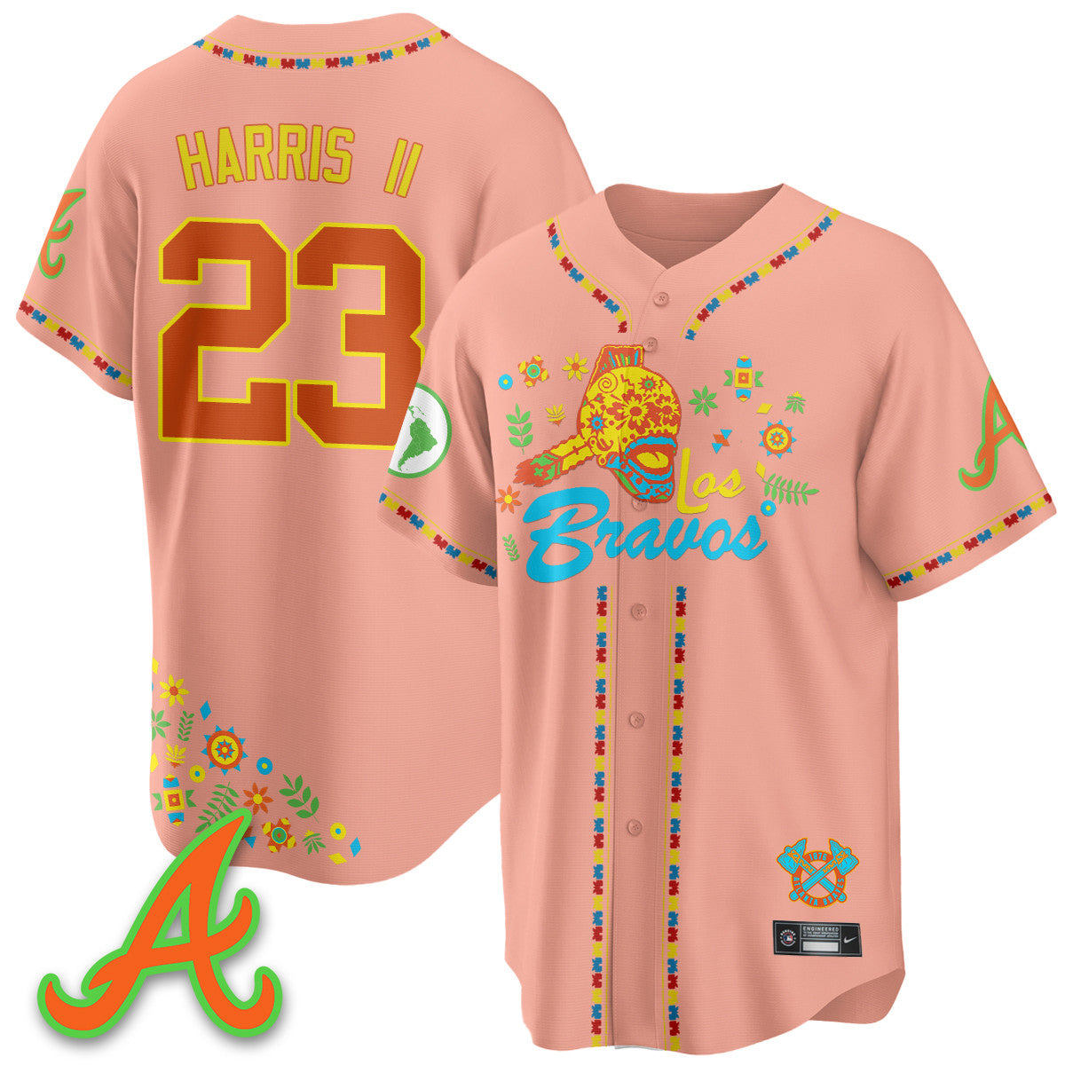 ATL 2025 "Los Bravos" Jersey V2 - All Stitched