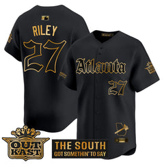 ATL 'Gothic South x Outkast Edition' Gold Vapor Premier Limited Jersey - All Stitched