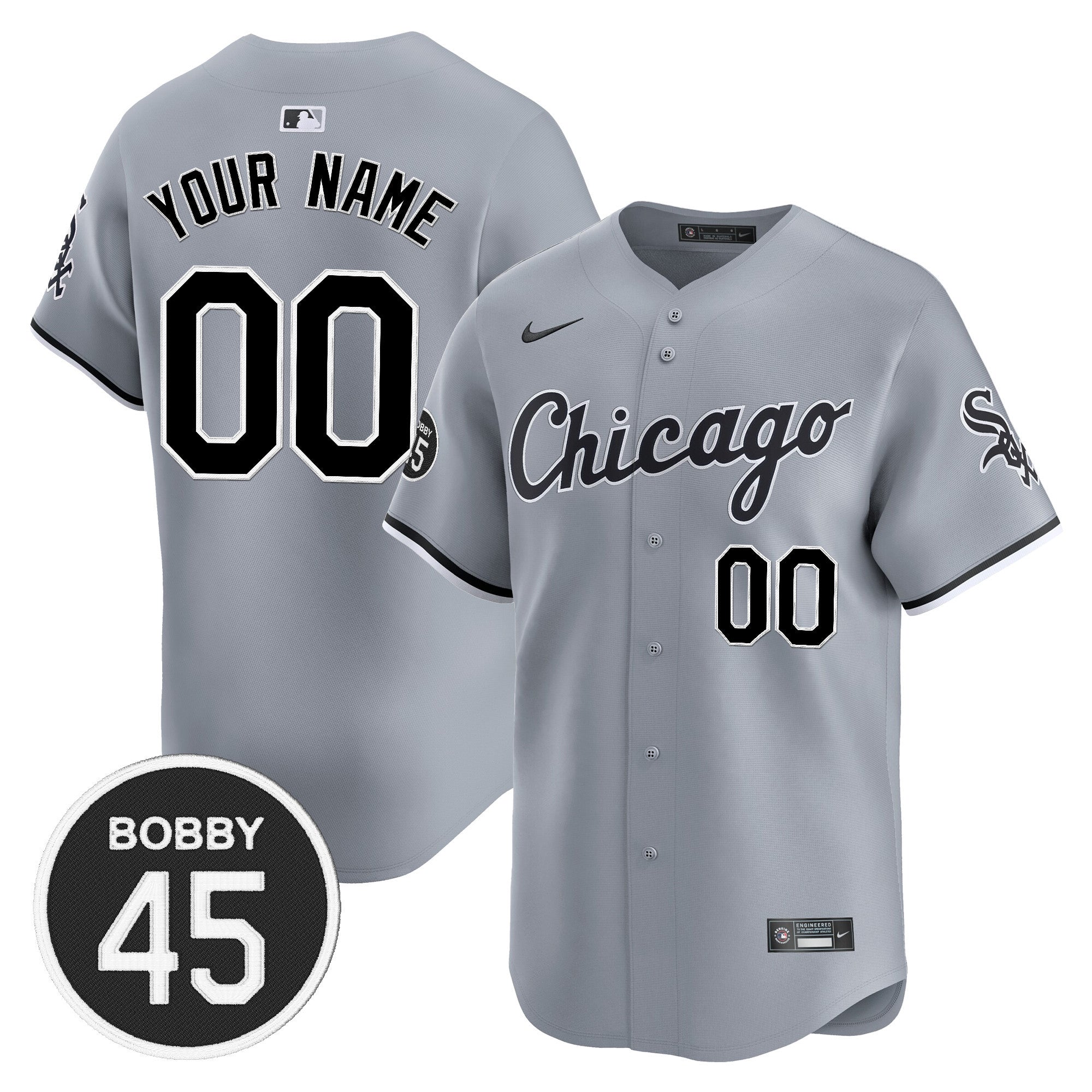 CWS Bobby Jenks Vapor Premier Limited Custom Jersey - All Stitched