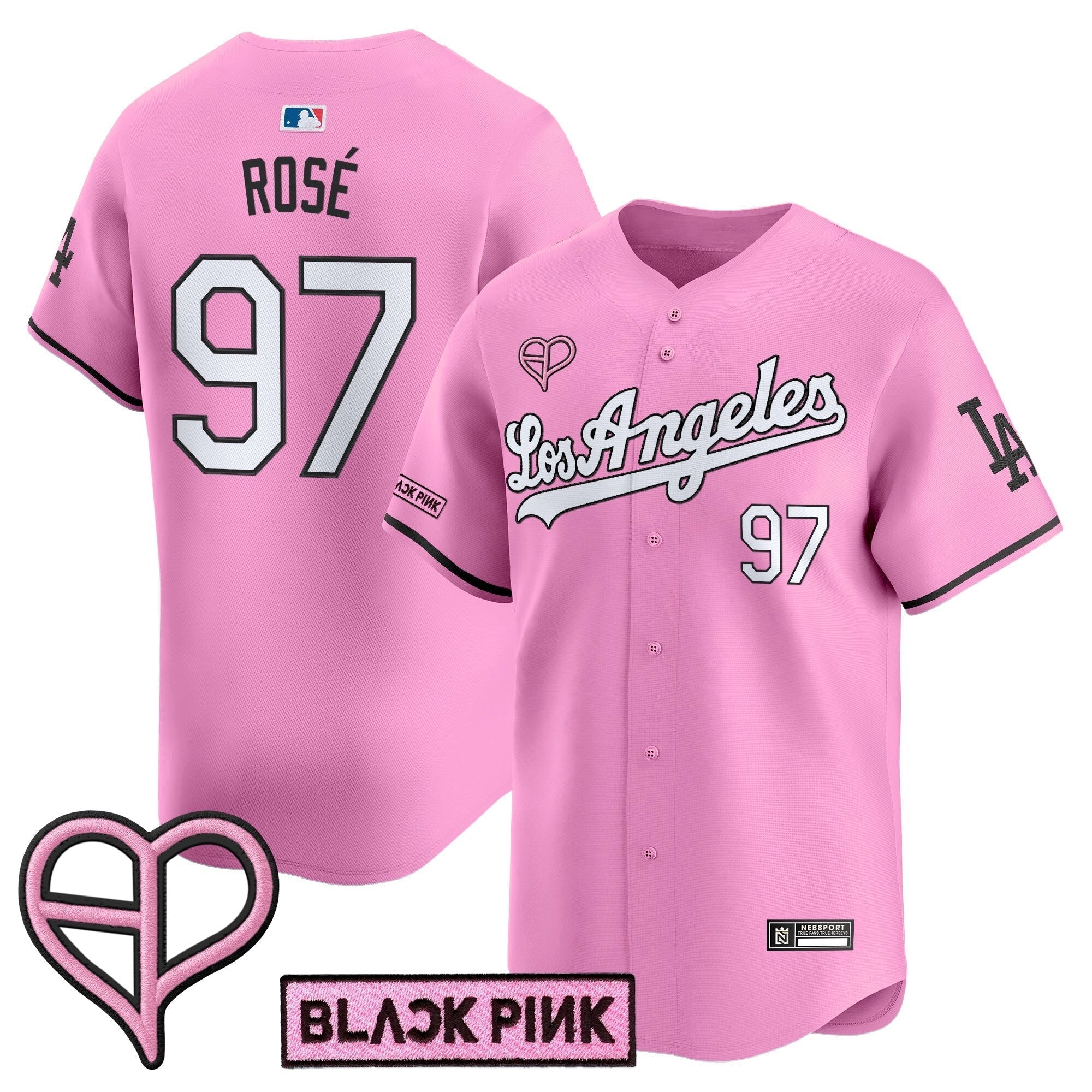 LAD x BLACKPINK 2025 Vapor Premier Limited Jersey - All Stitched