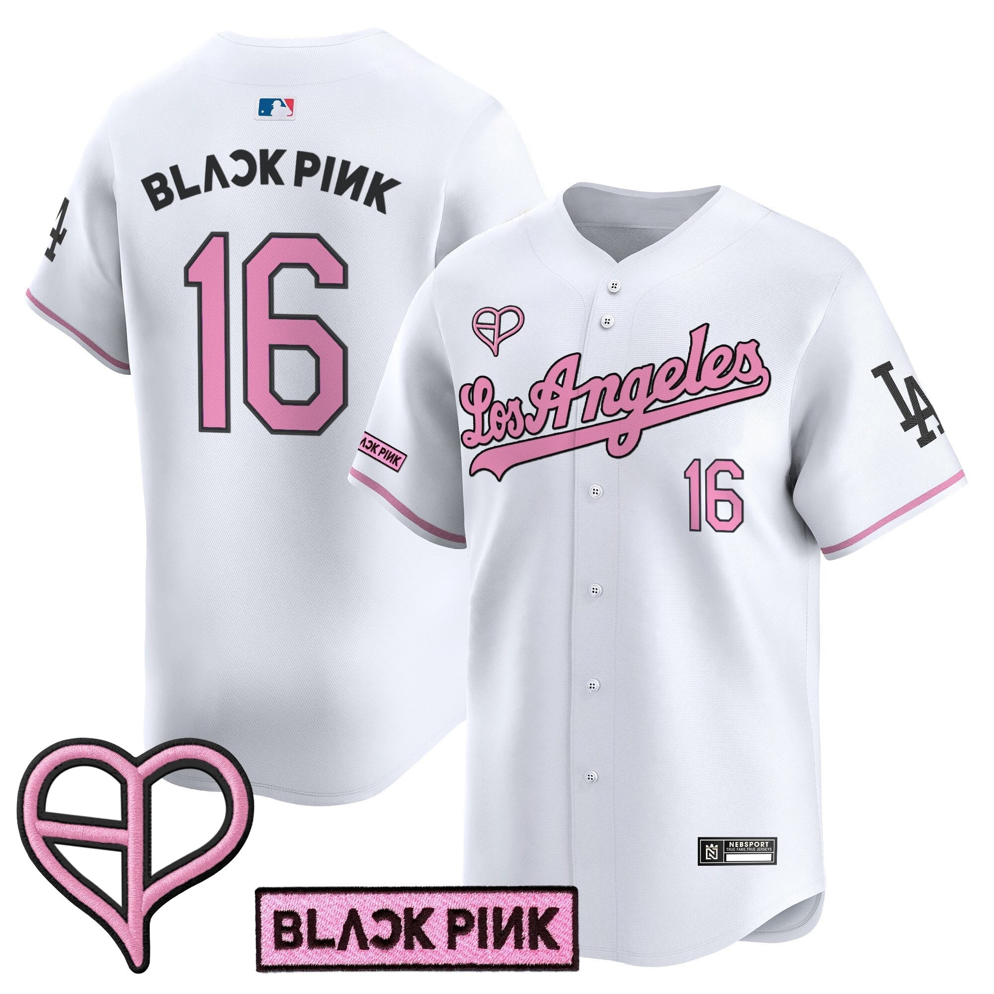 LAD x BLACKPINK 2025 Vapor Premier Limited Jersey - All Stitched