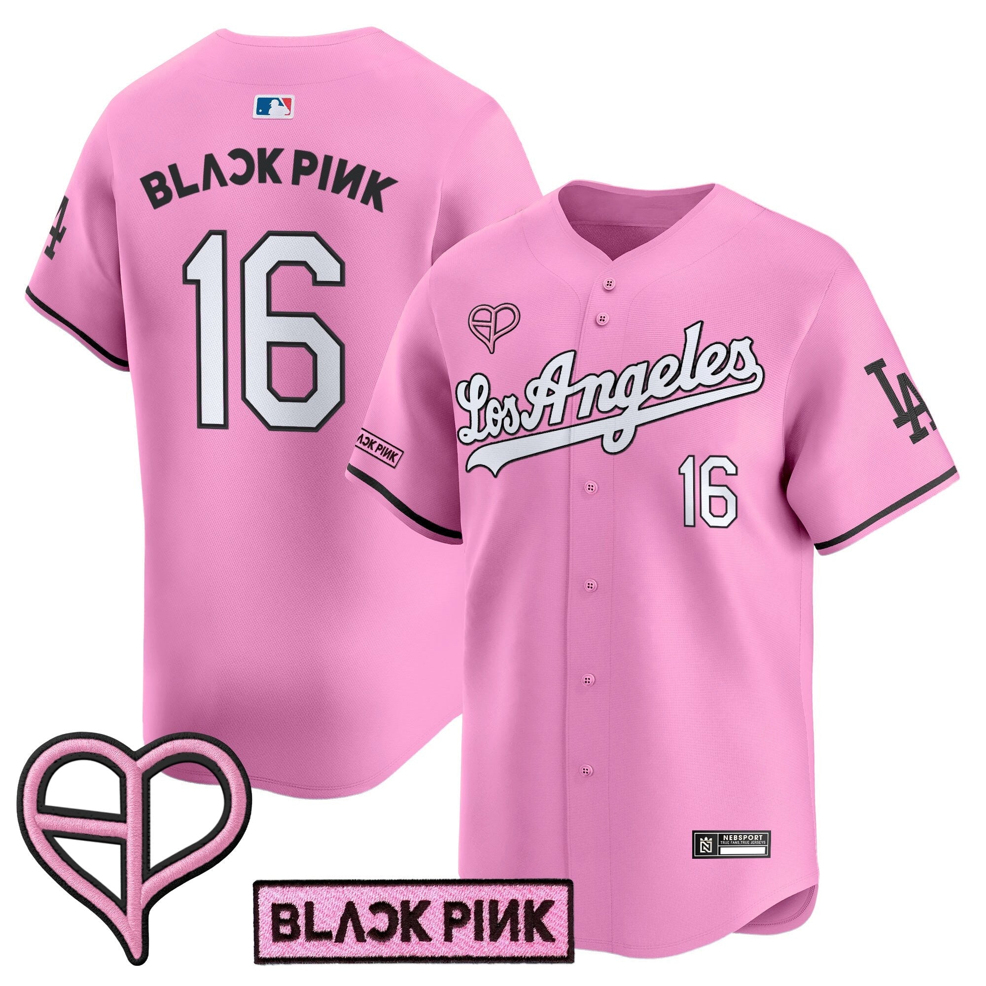 LAD x BLACKPINK 2025 Vapor Premier Limited Jersey - All Stitched