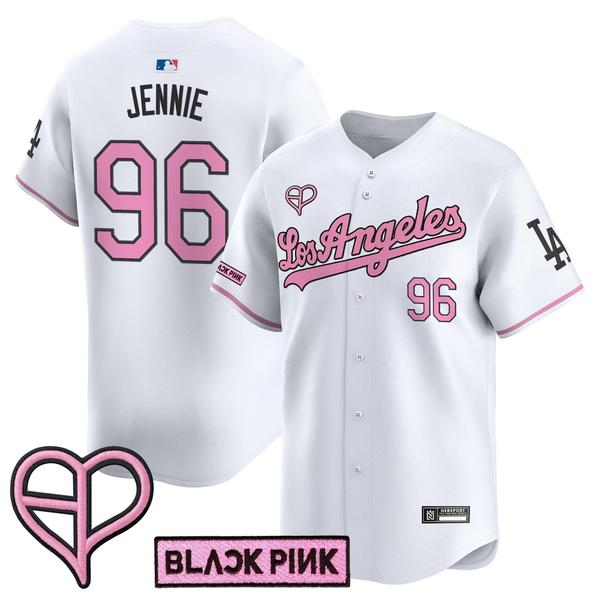 LAD x BLACKPINK 2025 Vapor Premier Limited Jersey - All Stitched