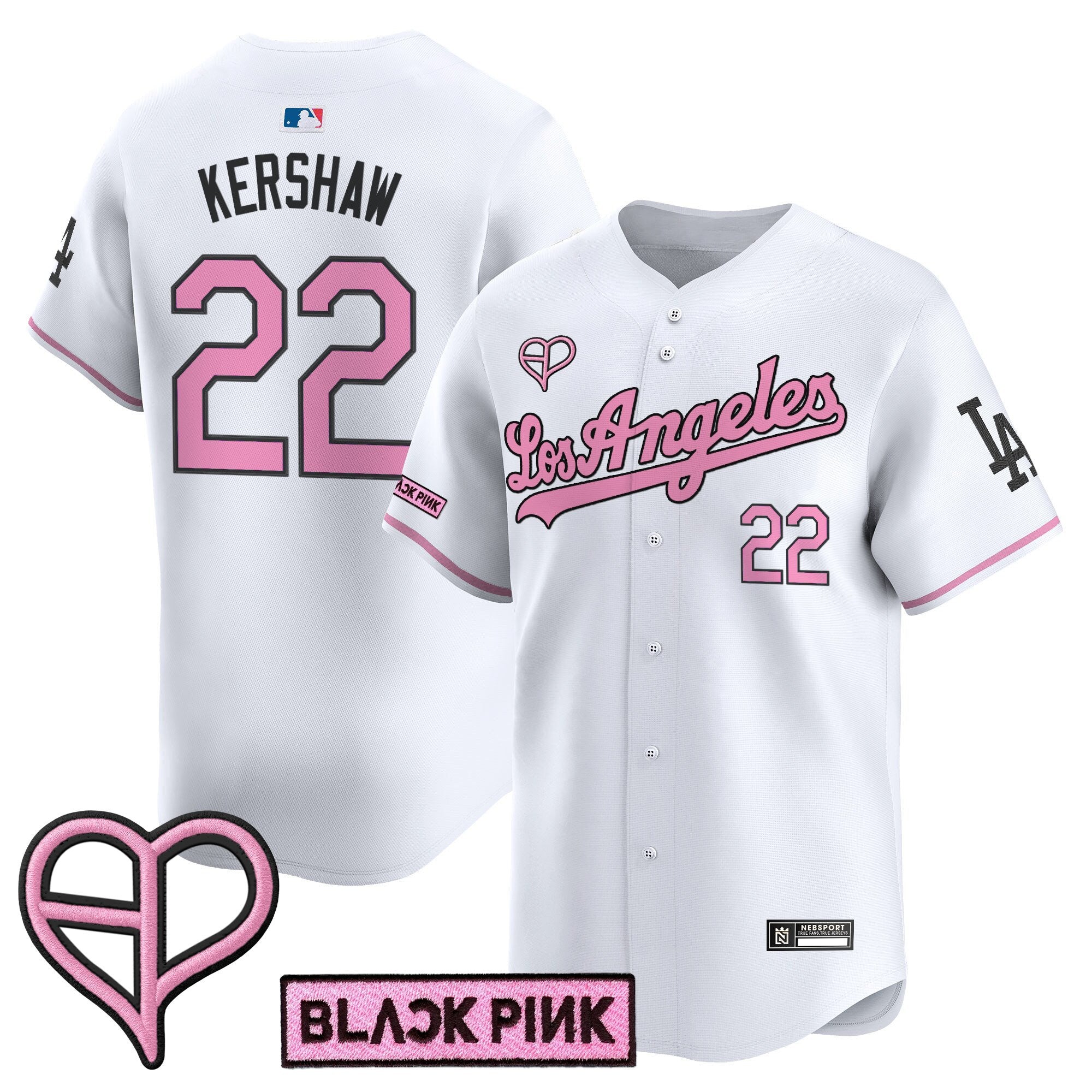 LAD x BLACKPINK 2025 Vapor Premier Limited Jersey - All Stitched
