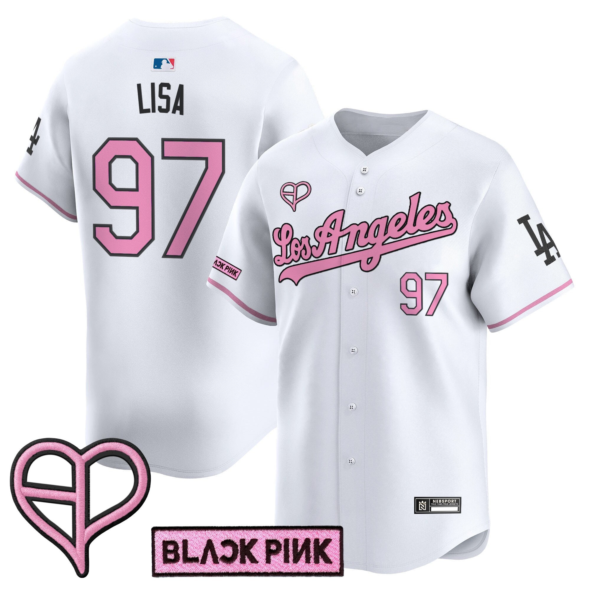 LAD x BLACKPINK 2025 Vapor Premier Limited Jersey - All Stitched