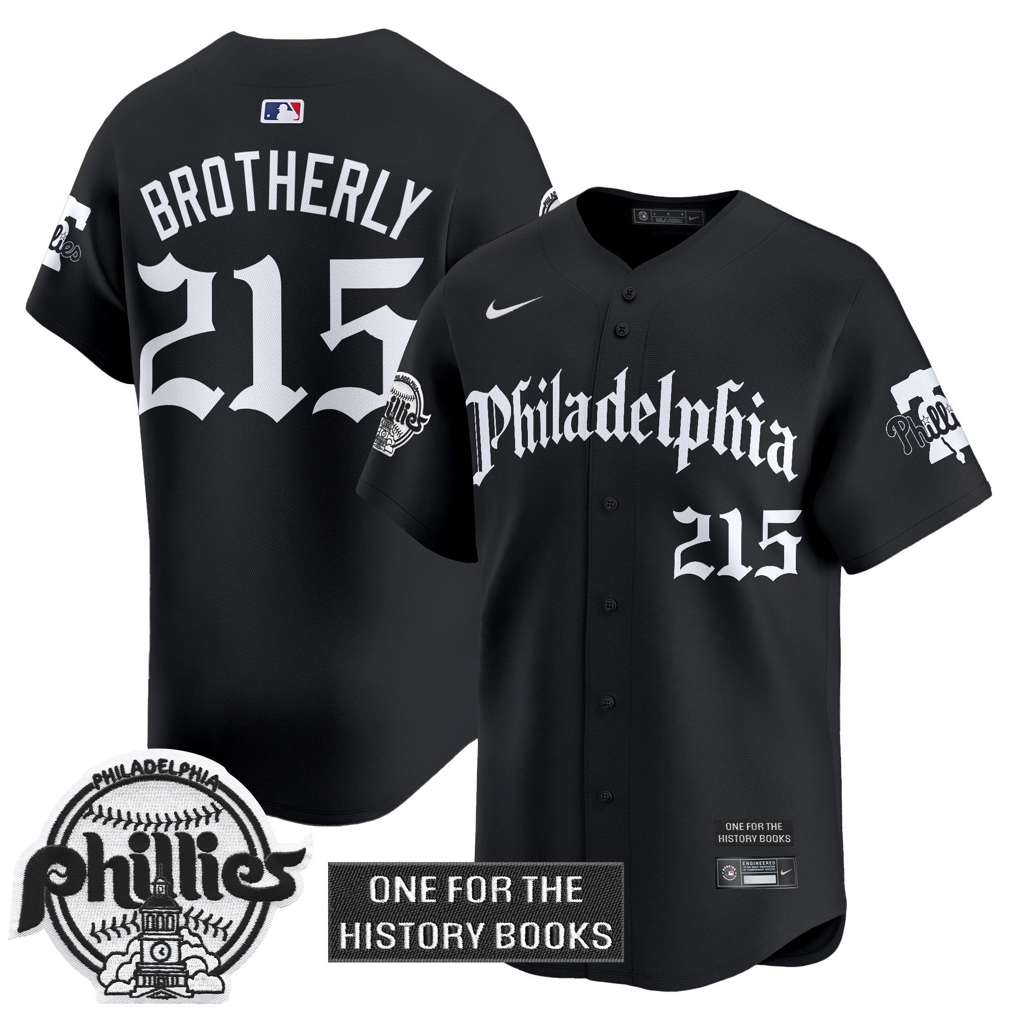 Phillies 'Retro Newspaper Edition' Vapor Premier Limited Jersey - All Stitched