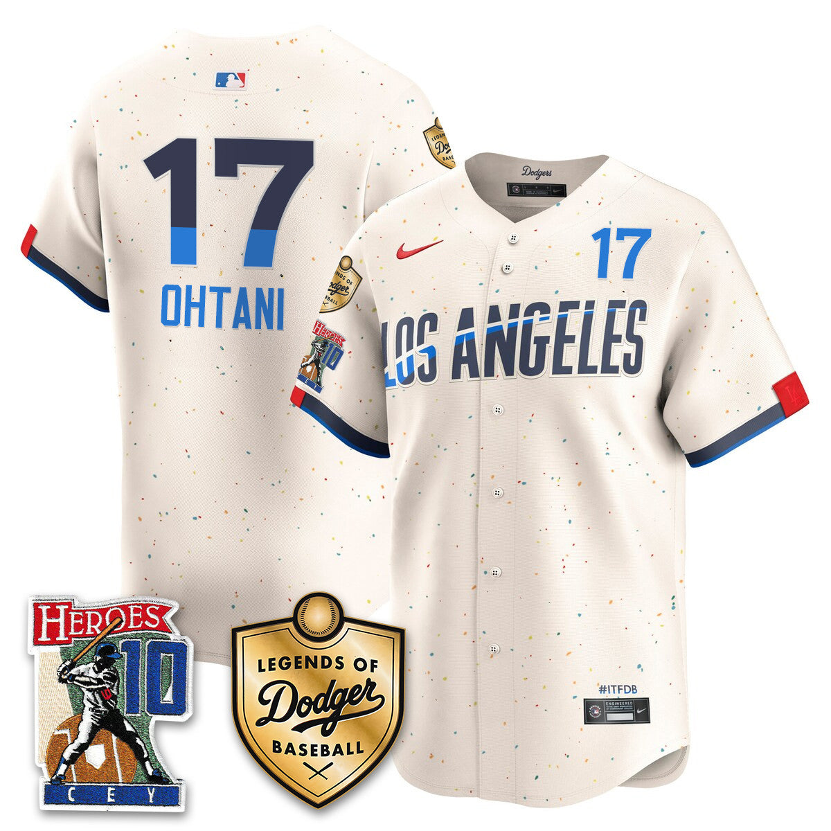 Dodgers Ron Cey "Legends Of Dodgers Baseball" Jersey - All Stitched