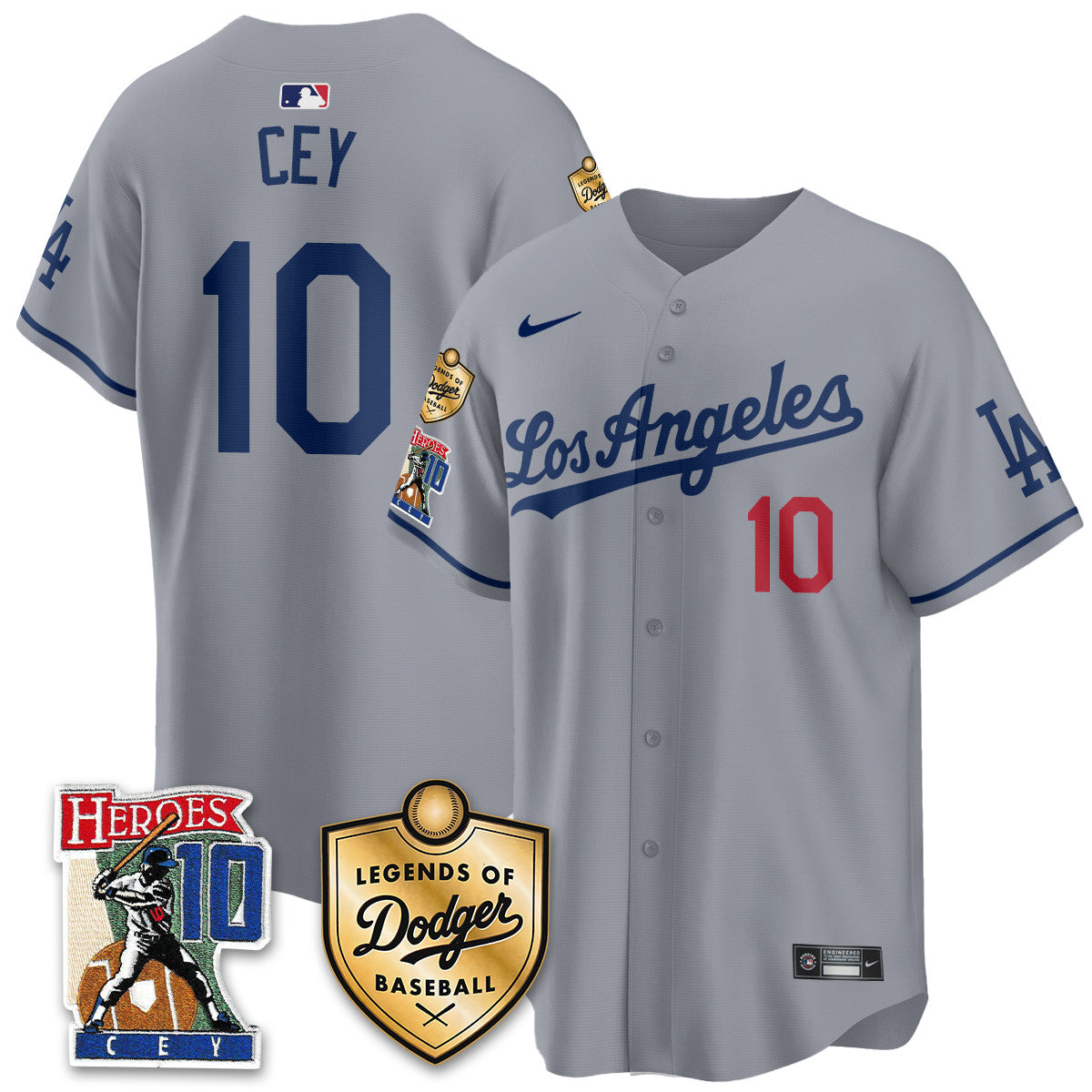 Dodgers Ron Cey "Legends Of Dodgers Baseball" Jersey - All Stitched