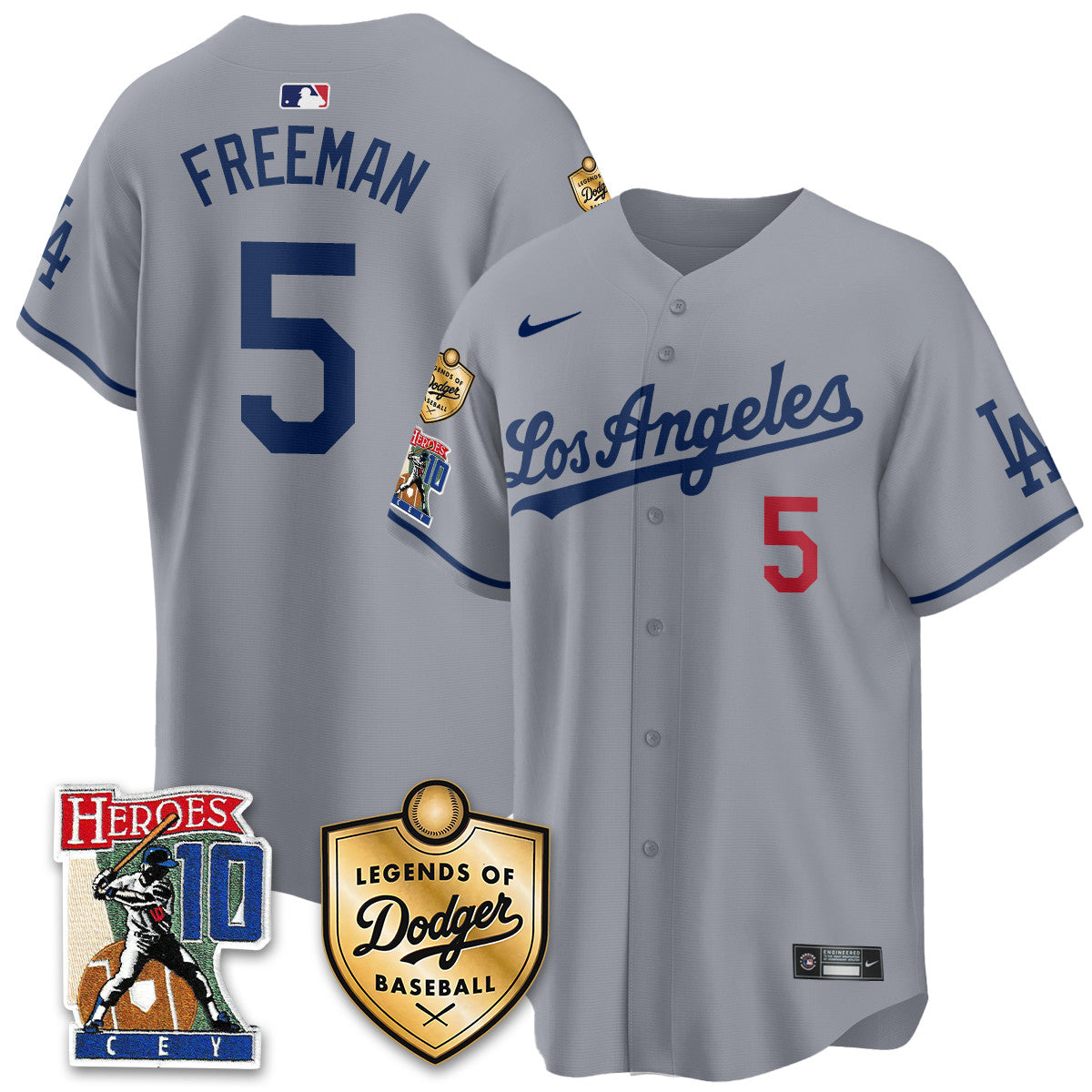 Dodgers Ron Cey "Legends Of Dodgers Baseball" Jersey - All Stitched