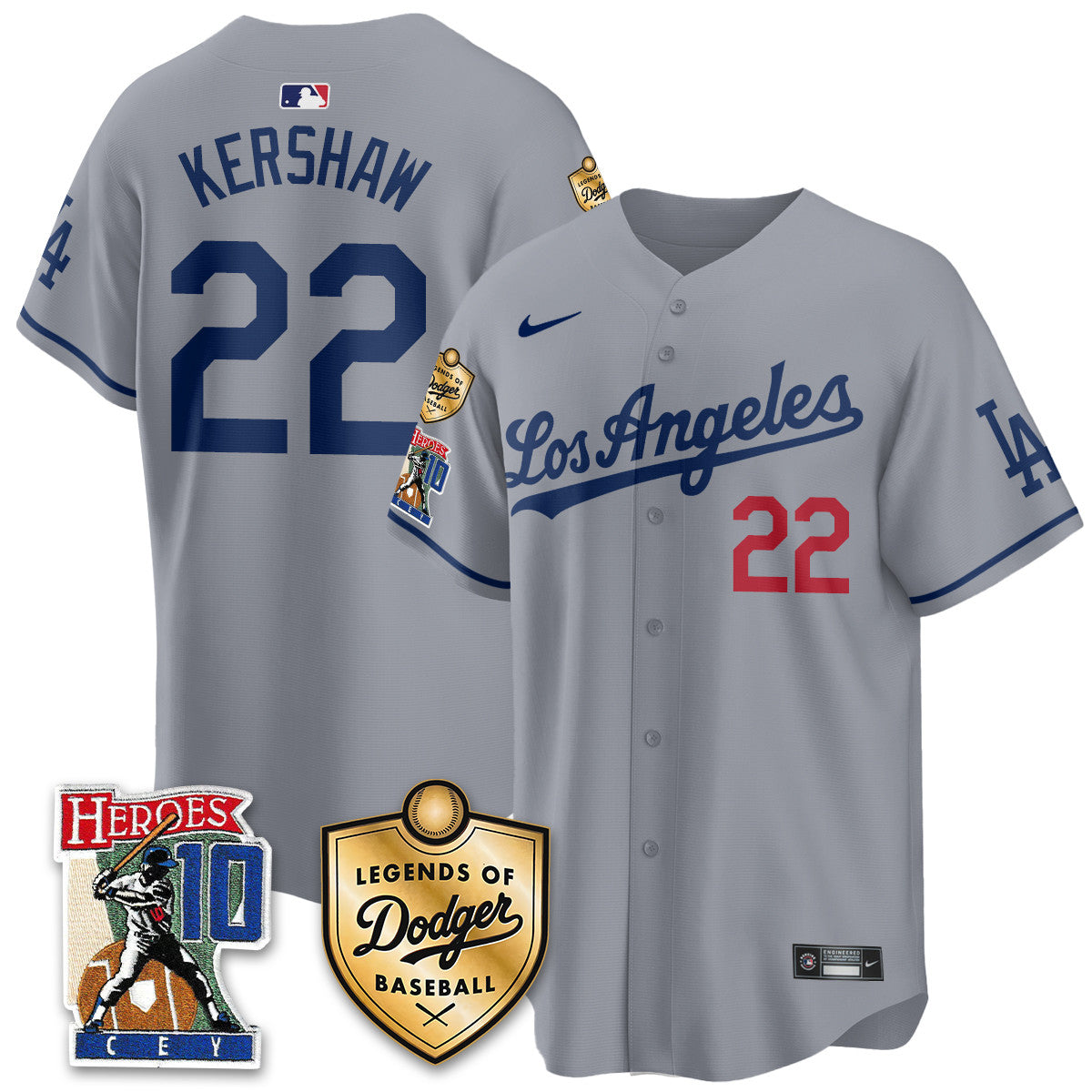 Dodgers Ron Cey "Legends Of Dodgers Baseball" Jersey - All Stitched