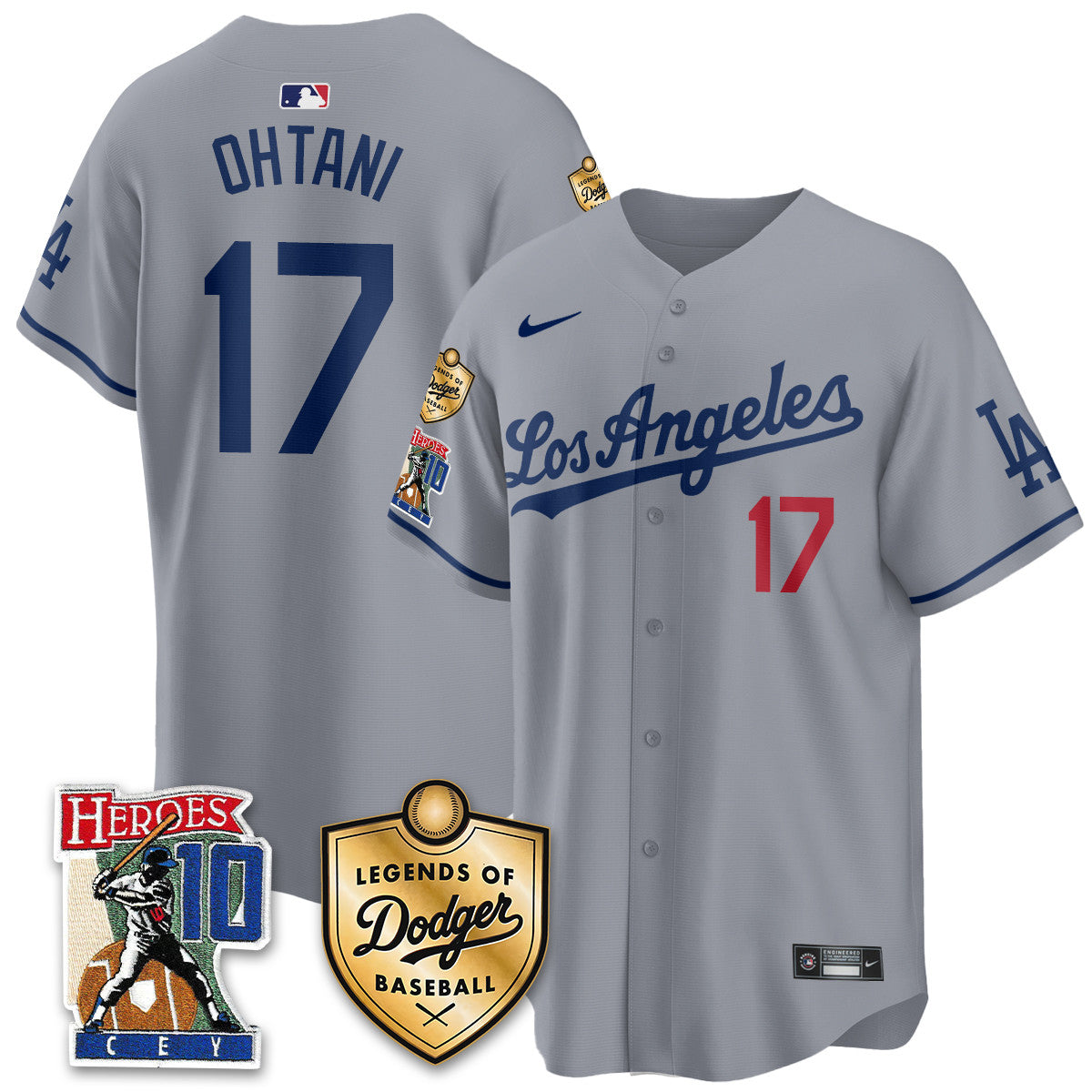 Dodgers Ron Cey "Legends Of Dodgers Baseball" Jersey - All Stitched