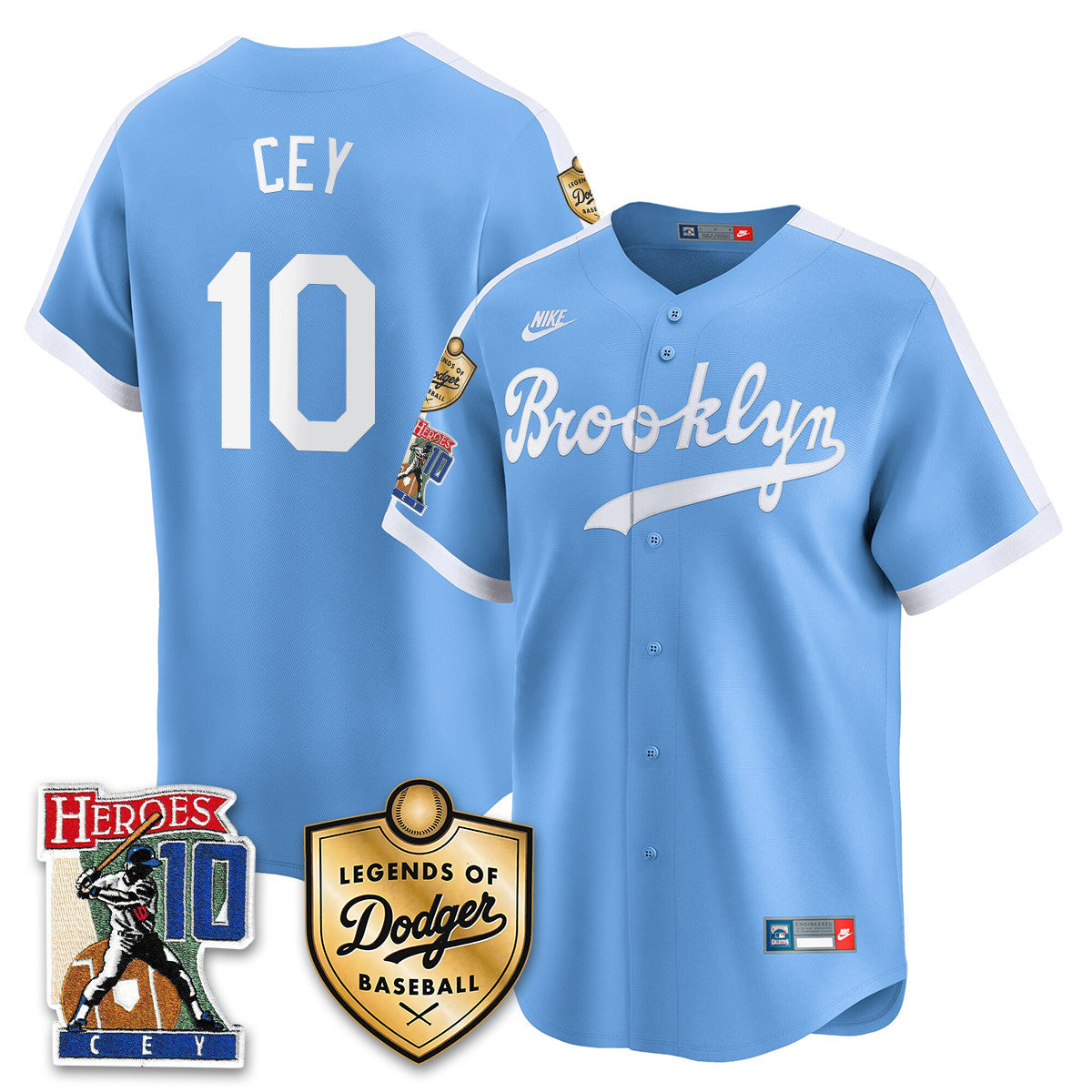 Dodgers Ron Cey "Legends Of Dodgers Baseball" Jersey - All Stitched