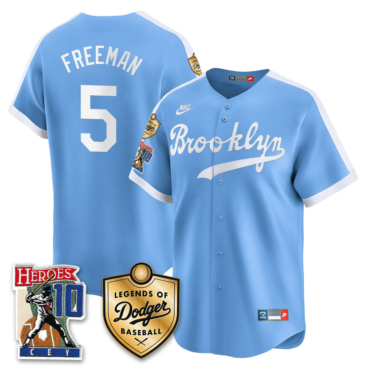 Dodgers Ron Cey "Legends Of Dodgers Baseball" Jersey - All Stitched
