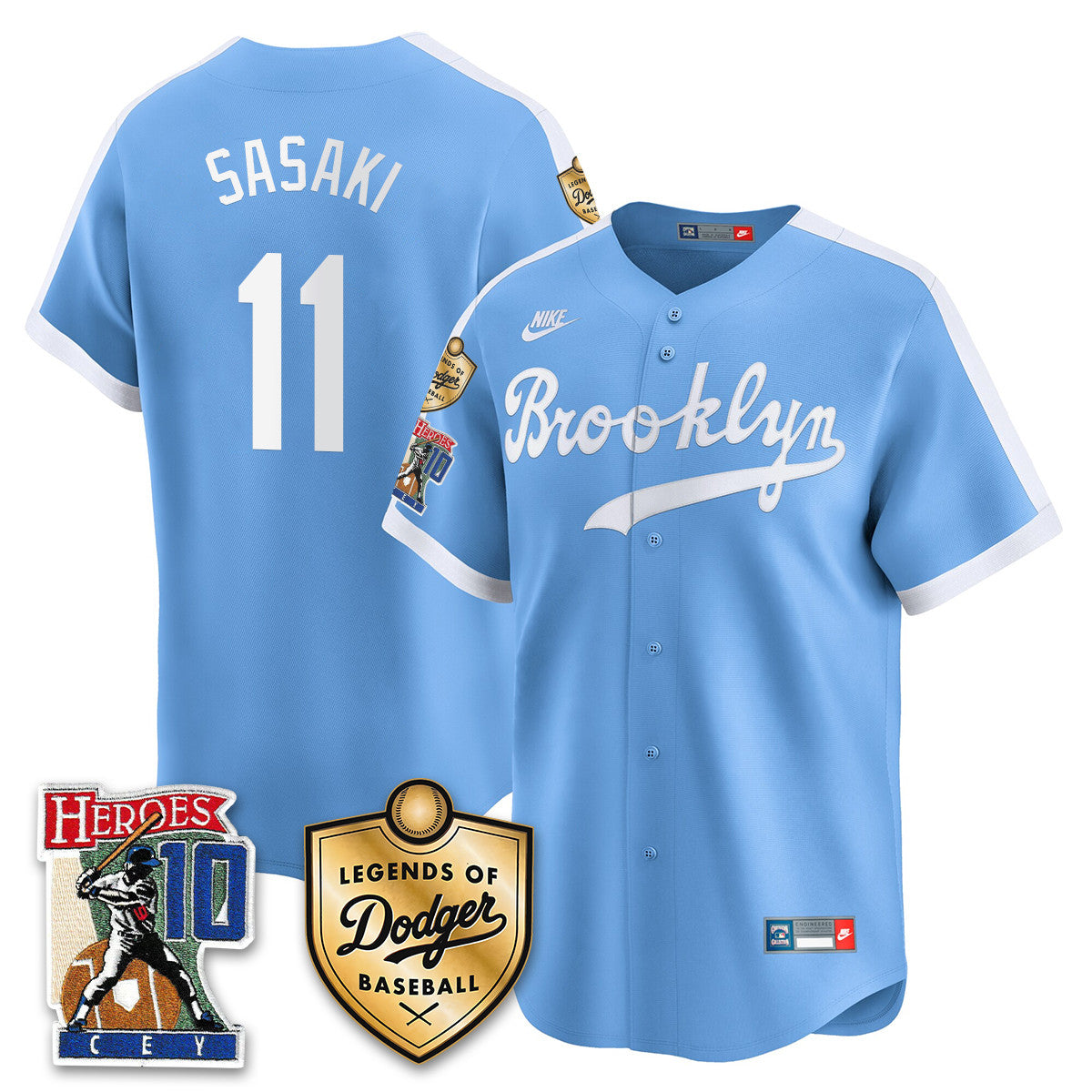 Dodgers Ron Cey "Legends Of Dodgers Baseball" Jersey - All Stitched
