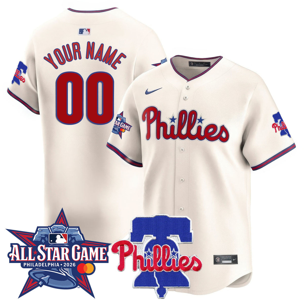 PHI 2026 MLB All-Star Custom Jersey - All Stitched