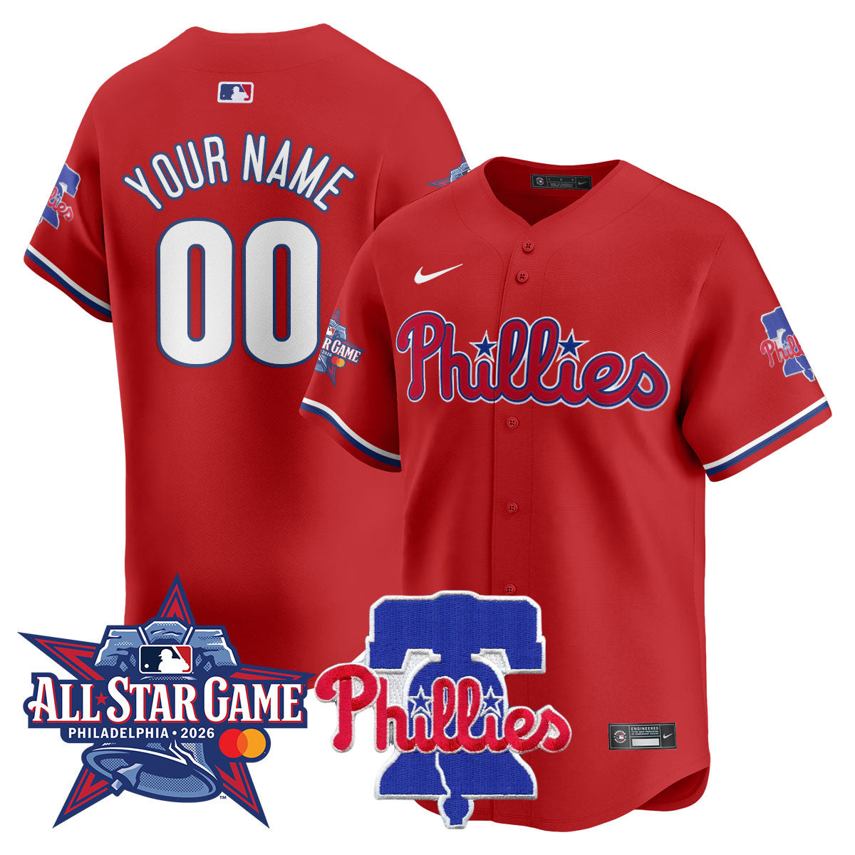 PHI 2026 MLB All-Star Custom Jersey - All Stitched