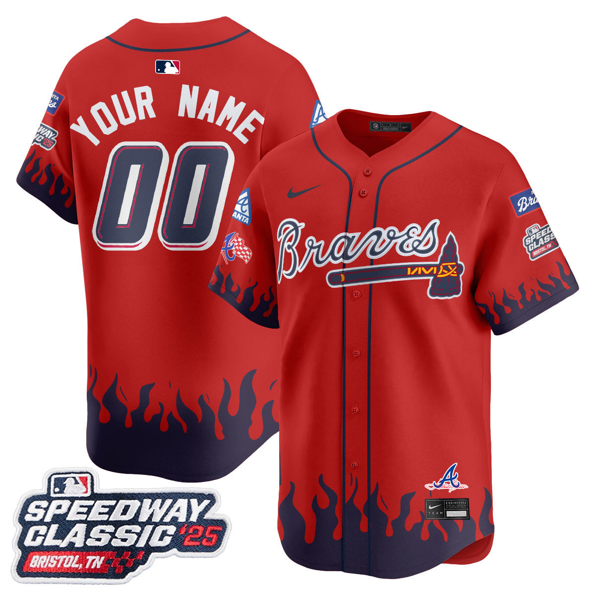 ATL 2025 Speedway Classic Limited Custom Jersey V2 - All Stitched
