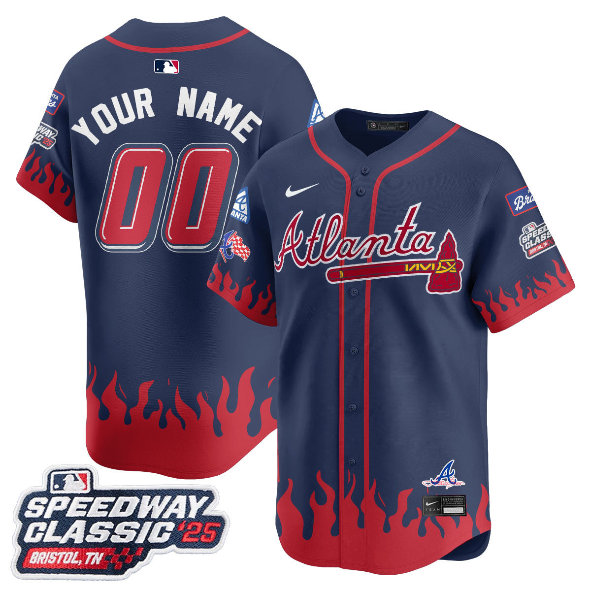 ATL 2025 Speedway Classic Limited Custom Jersey V2 - All Stitched