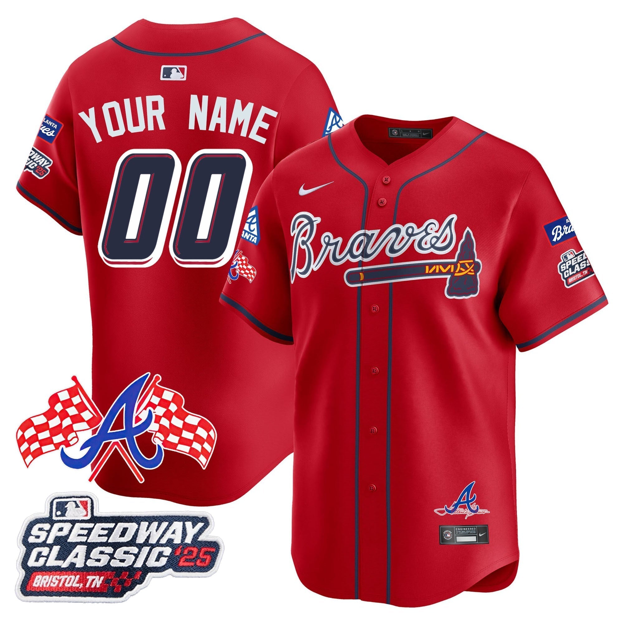 ATL 2025 Speedway Classic Limited Custom Jersey V1 - All Stitched