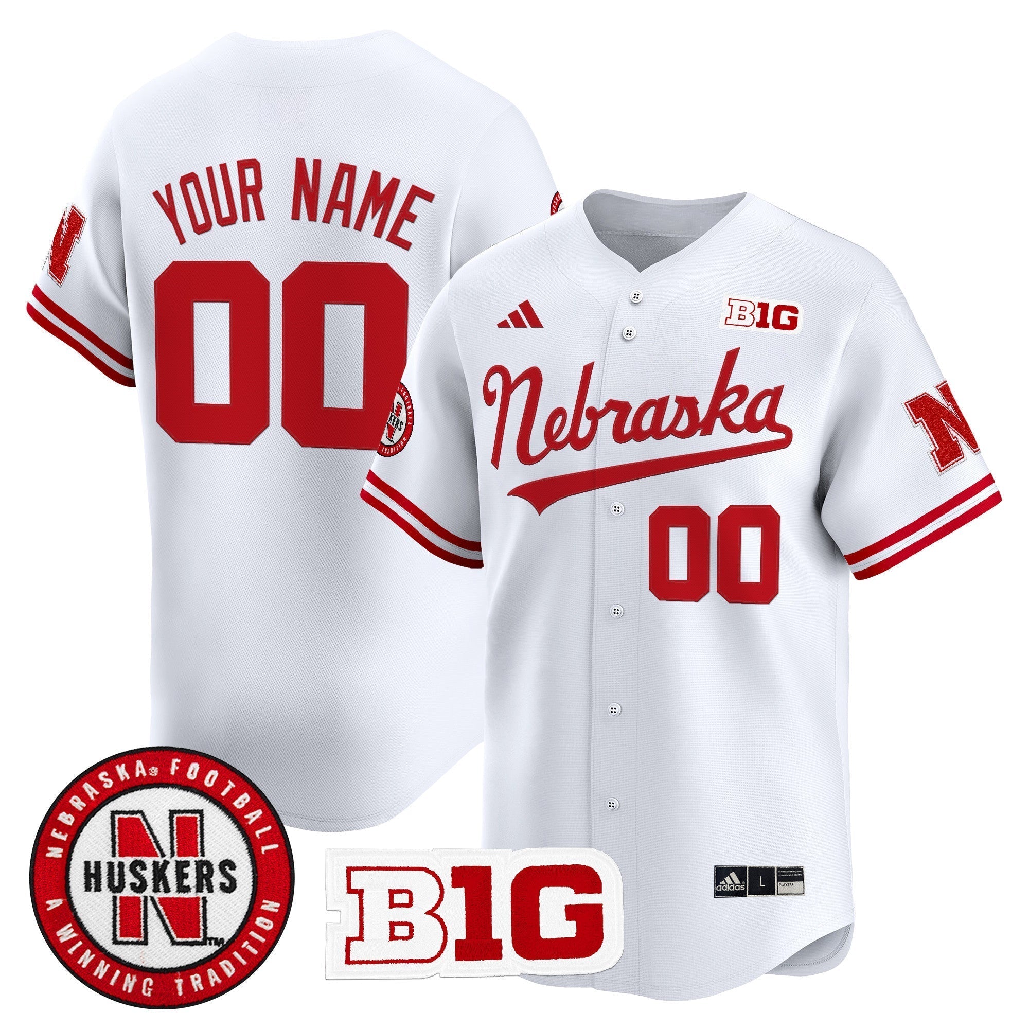 NEB 2025 Vapor Baseball Custom Jersey - All Stitched