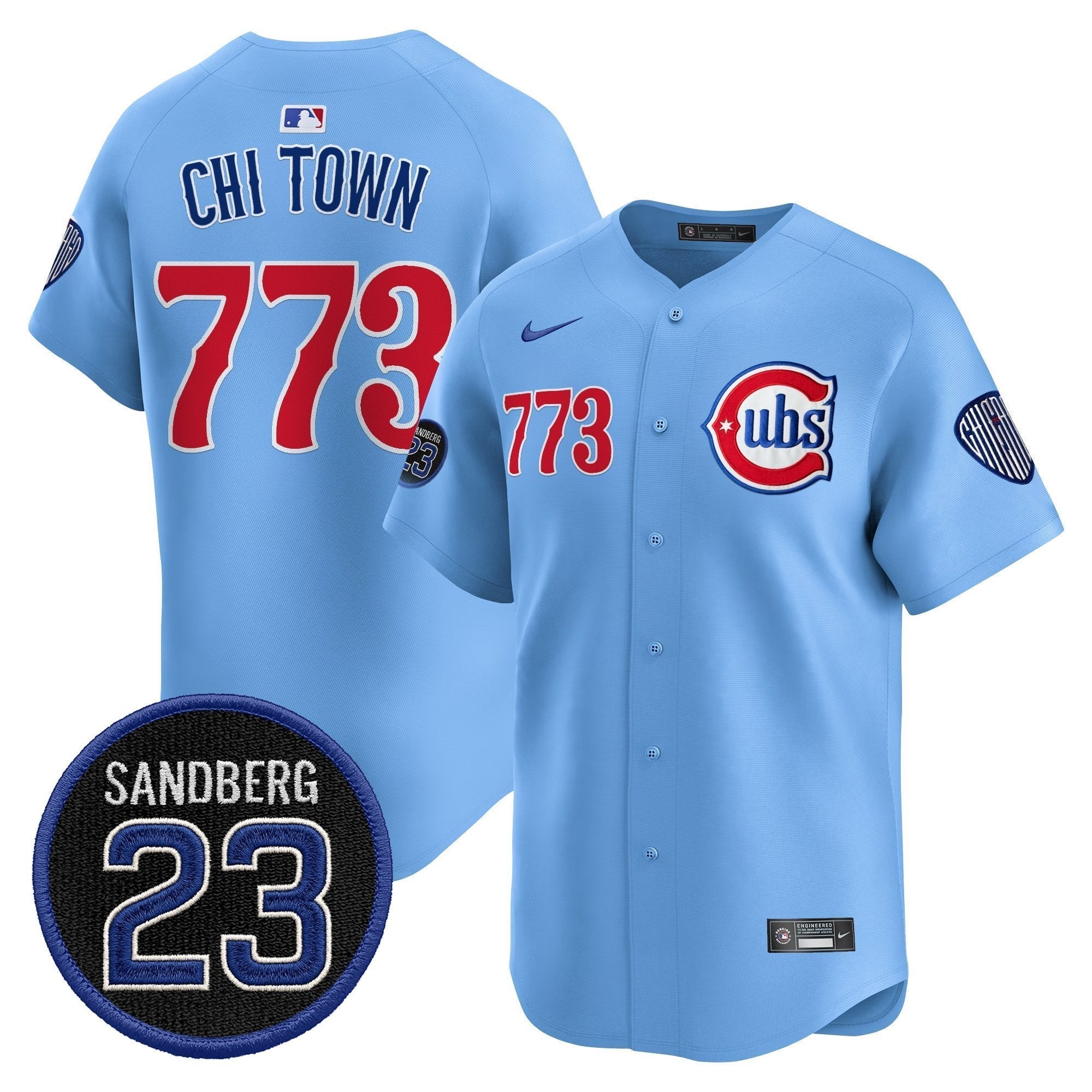 CHC 'Ryne Sandberg Tribute' Vapor Premier Limited Jersey V2 - All Stitched