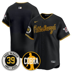 PIT Memories Dave Parker Jersey- “COBRA” Patch - All Stitched