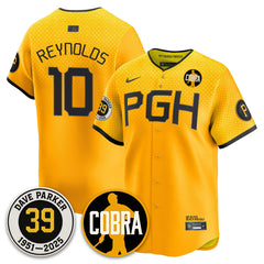 PIT Memories Dave Parker Jersey- “COBRA” Patch - All Stitched