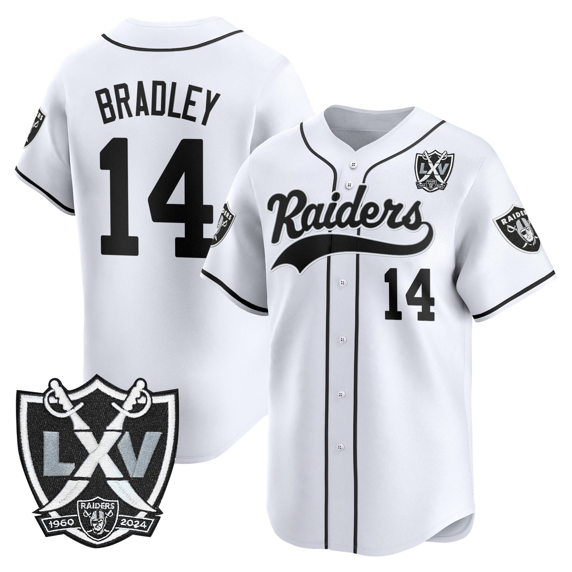 LVR 65th Anniversary Patch Vapor Baseball Jersey - All Stitched