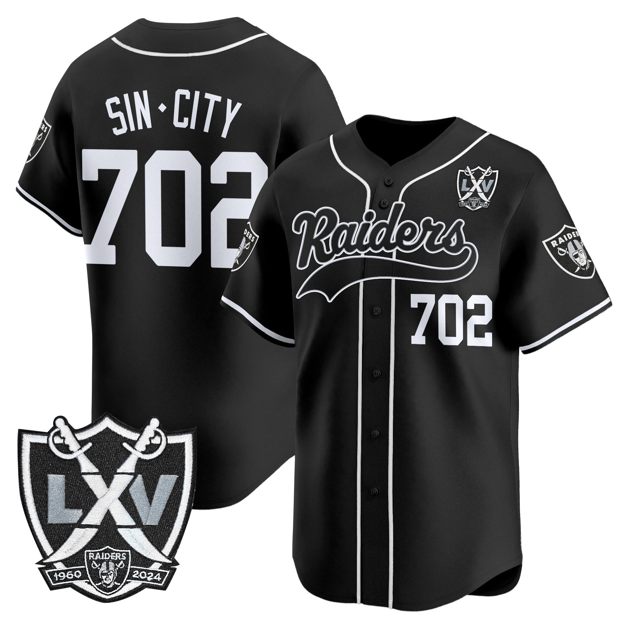 LVR 65th Anniversary Patch Vapor Baseball Jersey - All Stitched