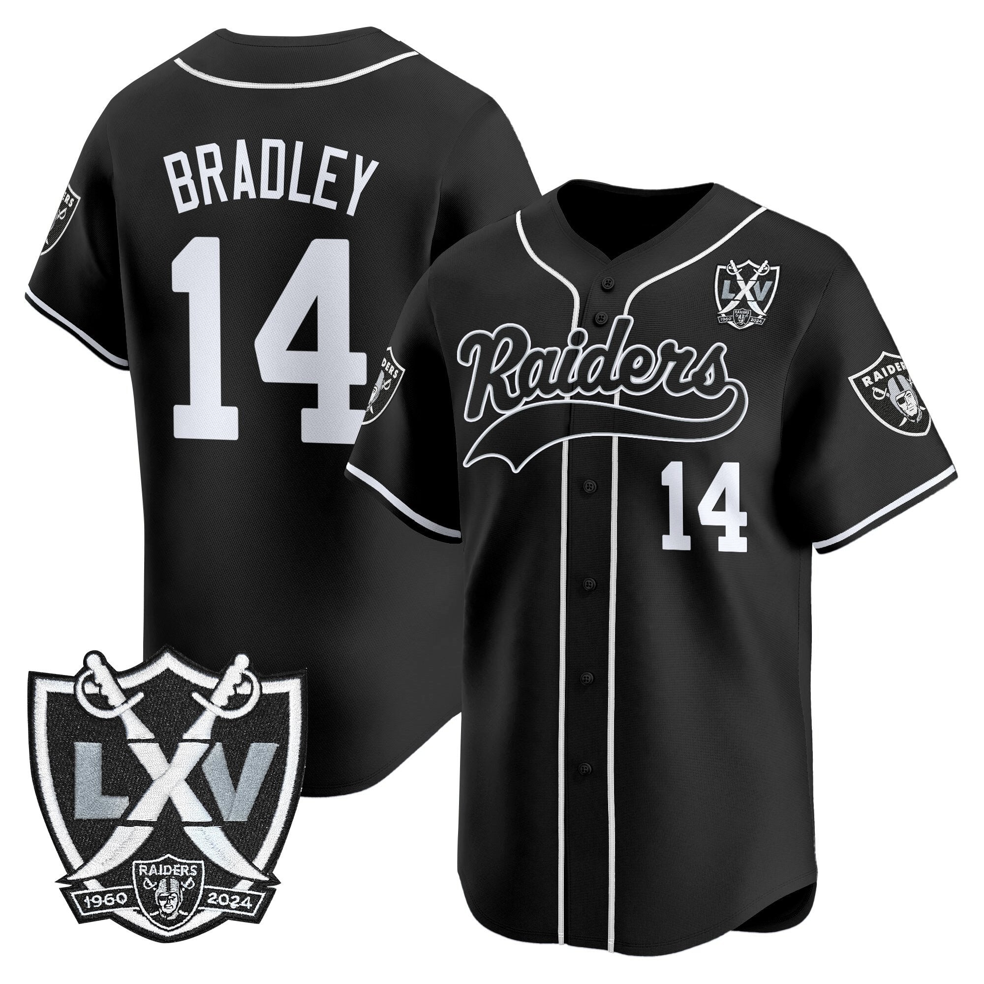LVR 65th Anniversary Patch Vapor Baseball Jersey - All Stitched