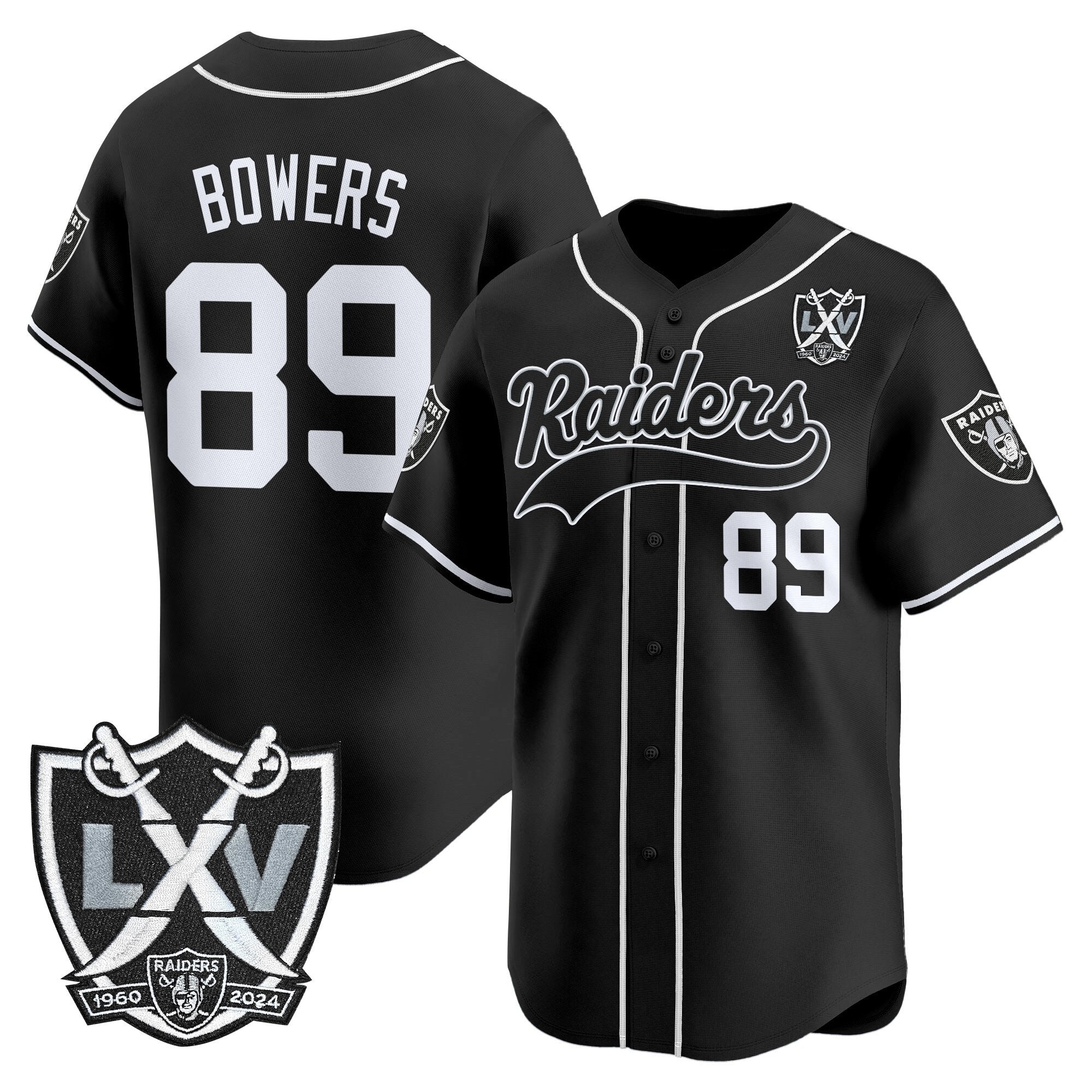 LVR 65th Anniversary Patch Vapor Baseball Jersey - All Stitched