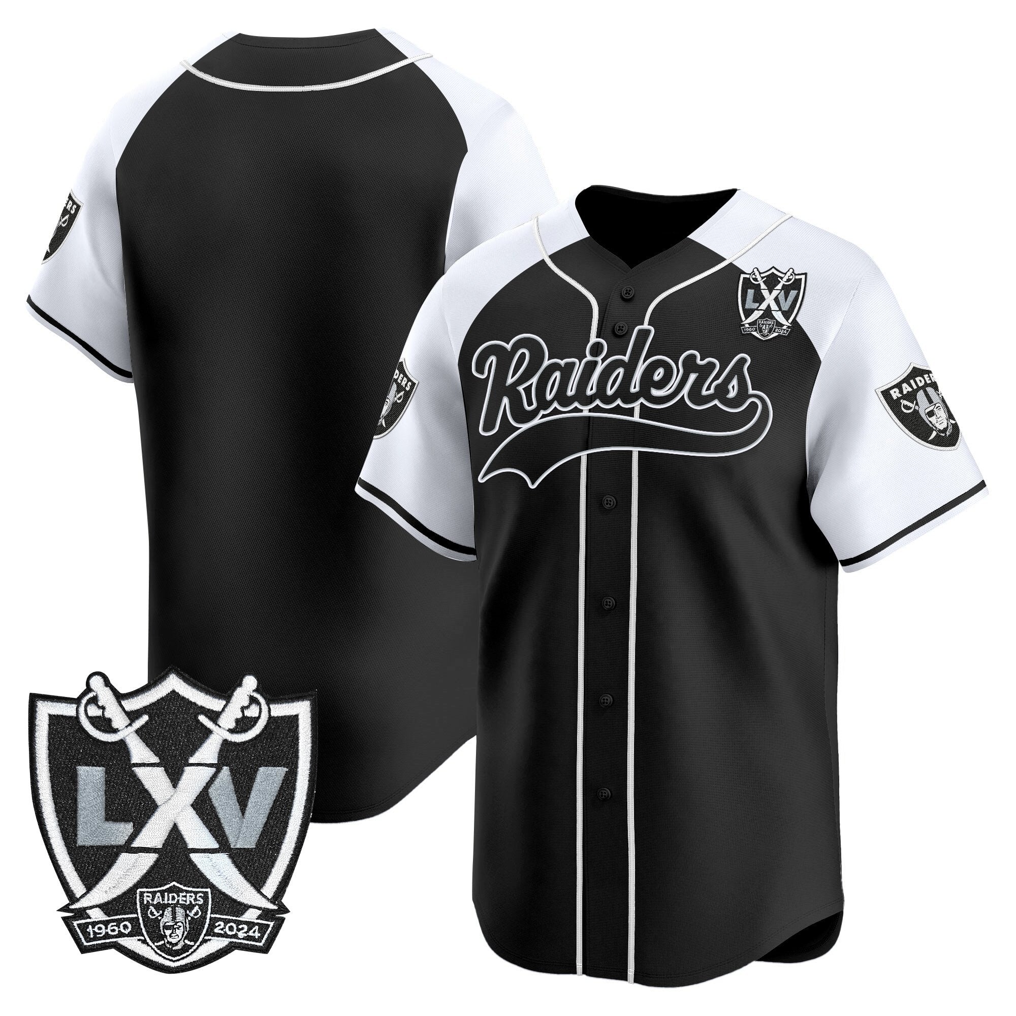 LVR 65th Anniversary Patch Vapor Baseball Jersey - All Stitched