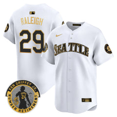 SEA 2025 Ken Griffey Jr. Patch Vapor Premier Limited Jersey - All Stitched