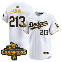 Dodgers 2025 National League Champions Vapor Premier Limited Jersey - All Stitched