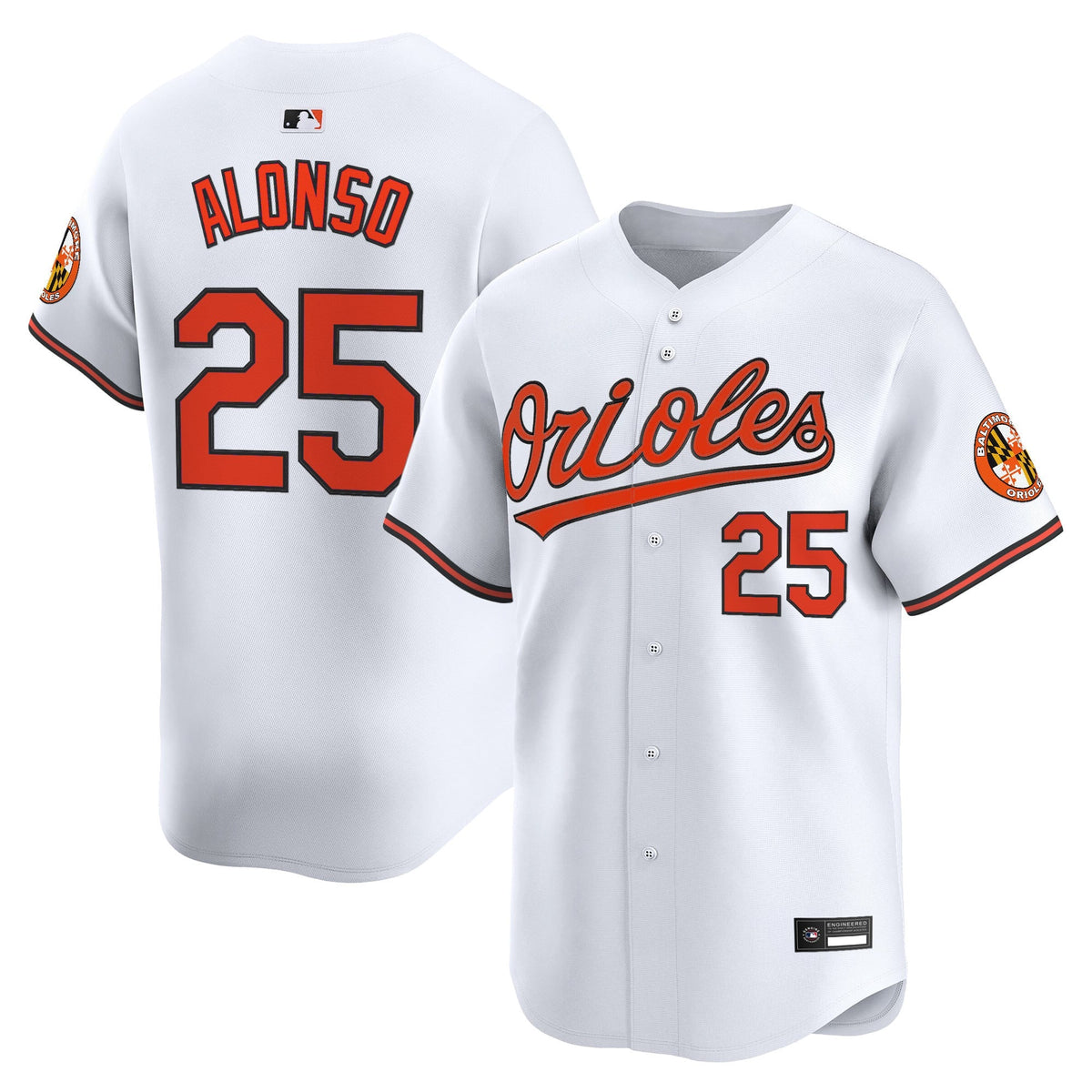 #25 Pete Alonso BO Vapor Premier Limited Jersey – All Stitched