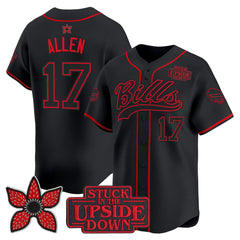BUF 'Stranger Things Edition' Vapor Baseball Jersey - All Stitched