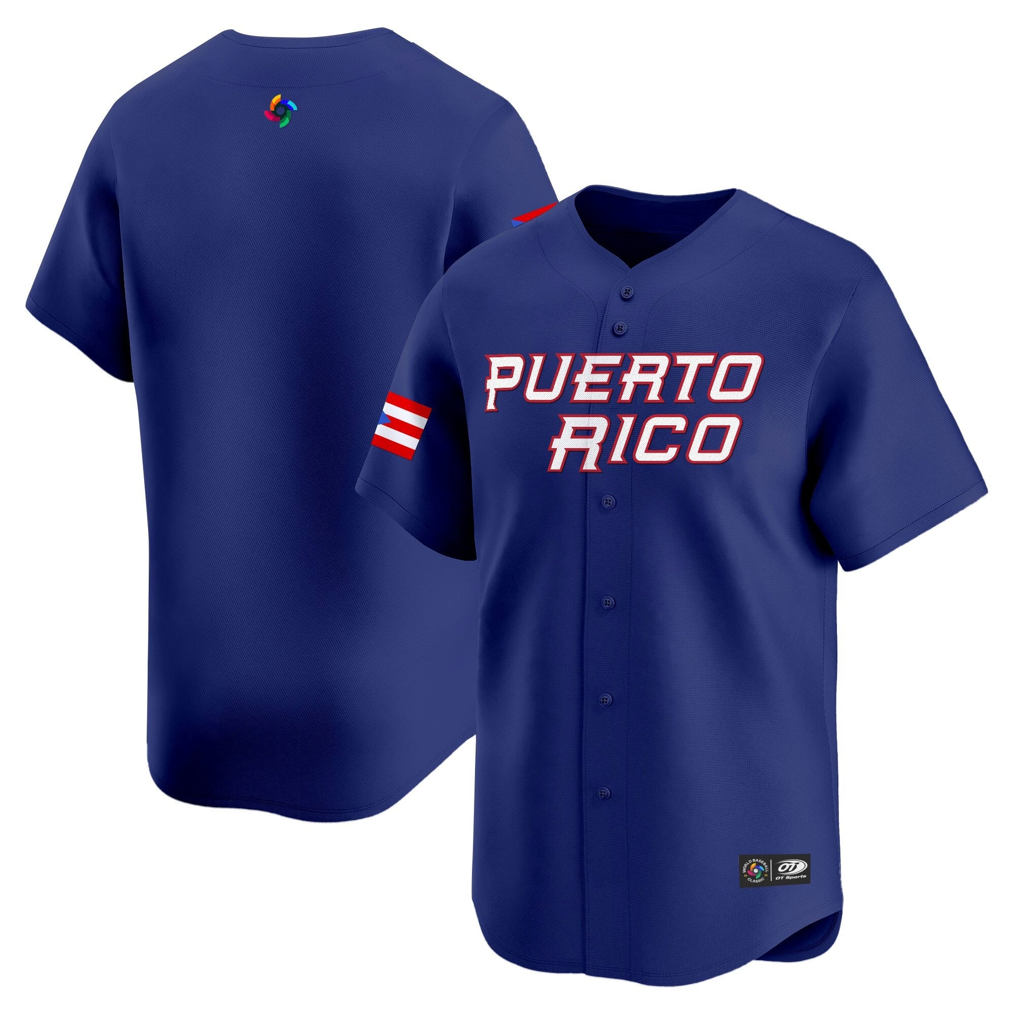 Team Puerto Rico World Baseball Classic Vapor Premier Jersey - 2026 Roster - All Stitched