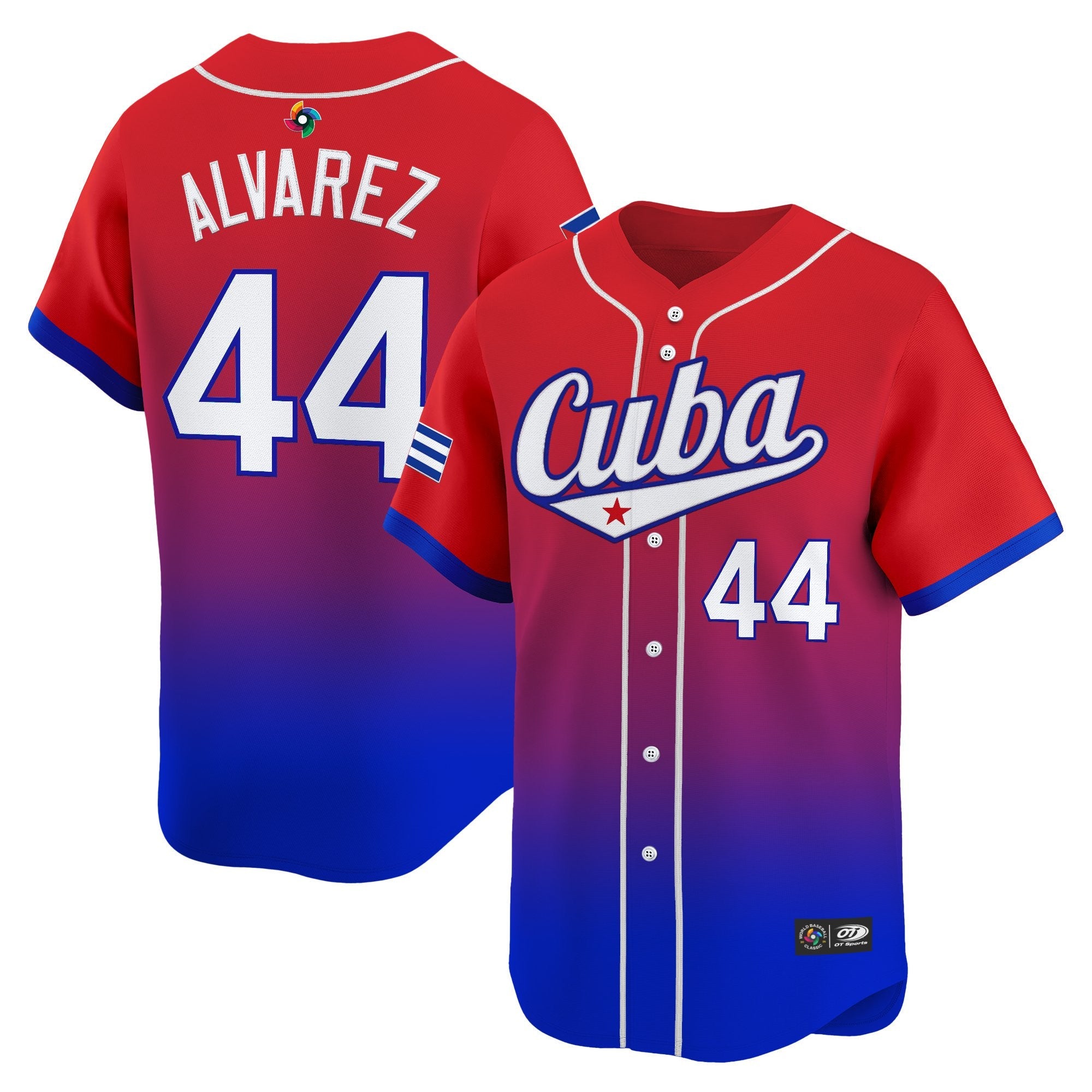 Team Cuba World Baseball Classic Vapor Premier Jersey - 2026 Roster - All Stitched