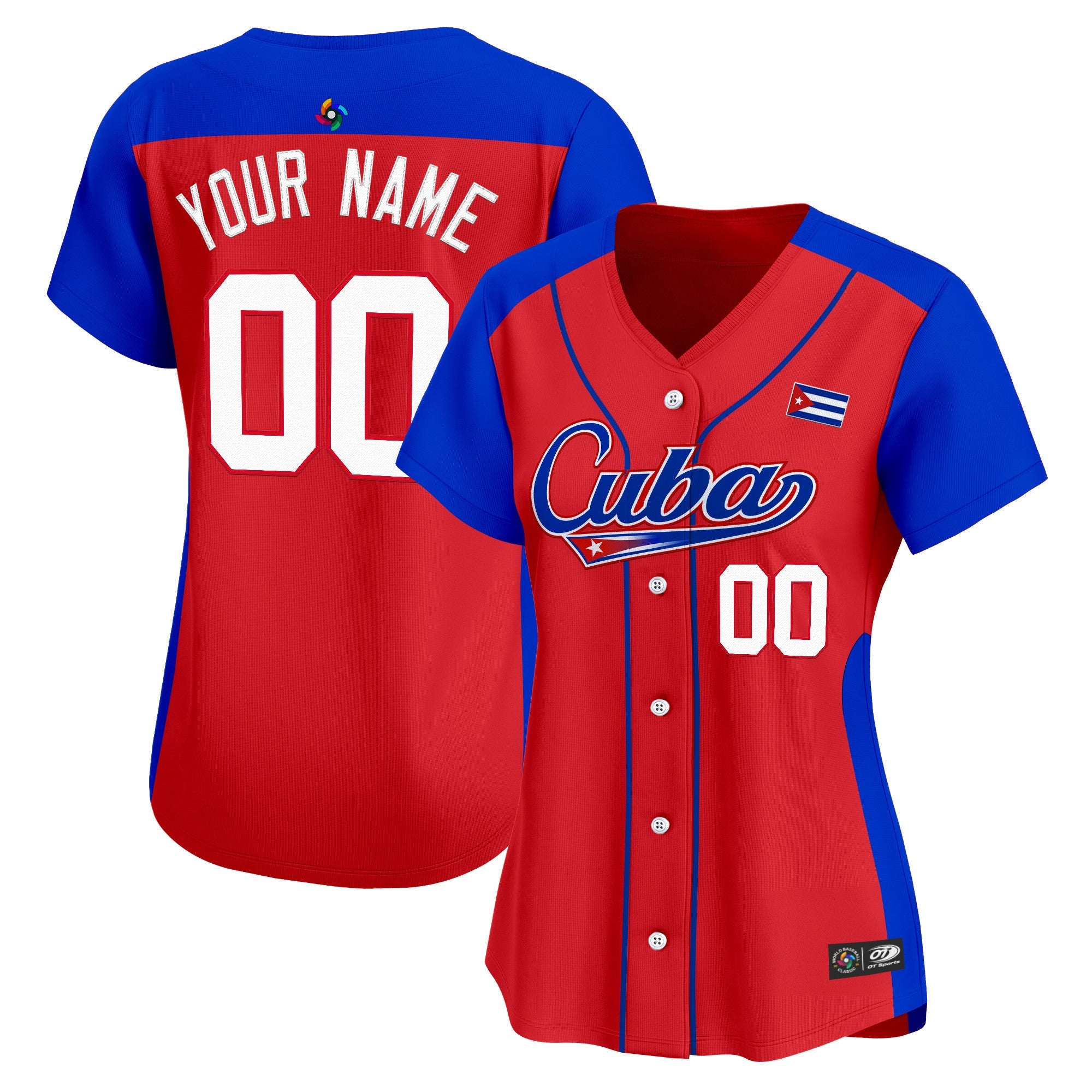 Team Cuba World Baseball Classic Vapor Premier Custom Jersey - 2026 Roster - All Stitched