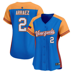 Women's Team Venezuela World Baseball Classic Vapor Premier Jersey - 2026 Roster - All Stitched