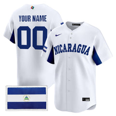 Team Nicaragua 2026 World Baseball Classic Vapor Premier Custom Jersey - All Stitched