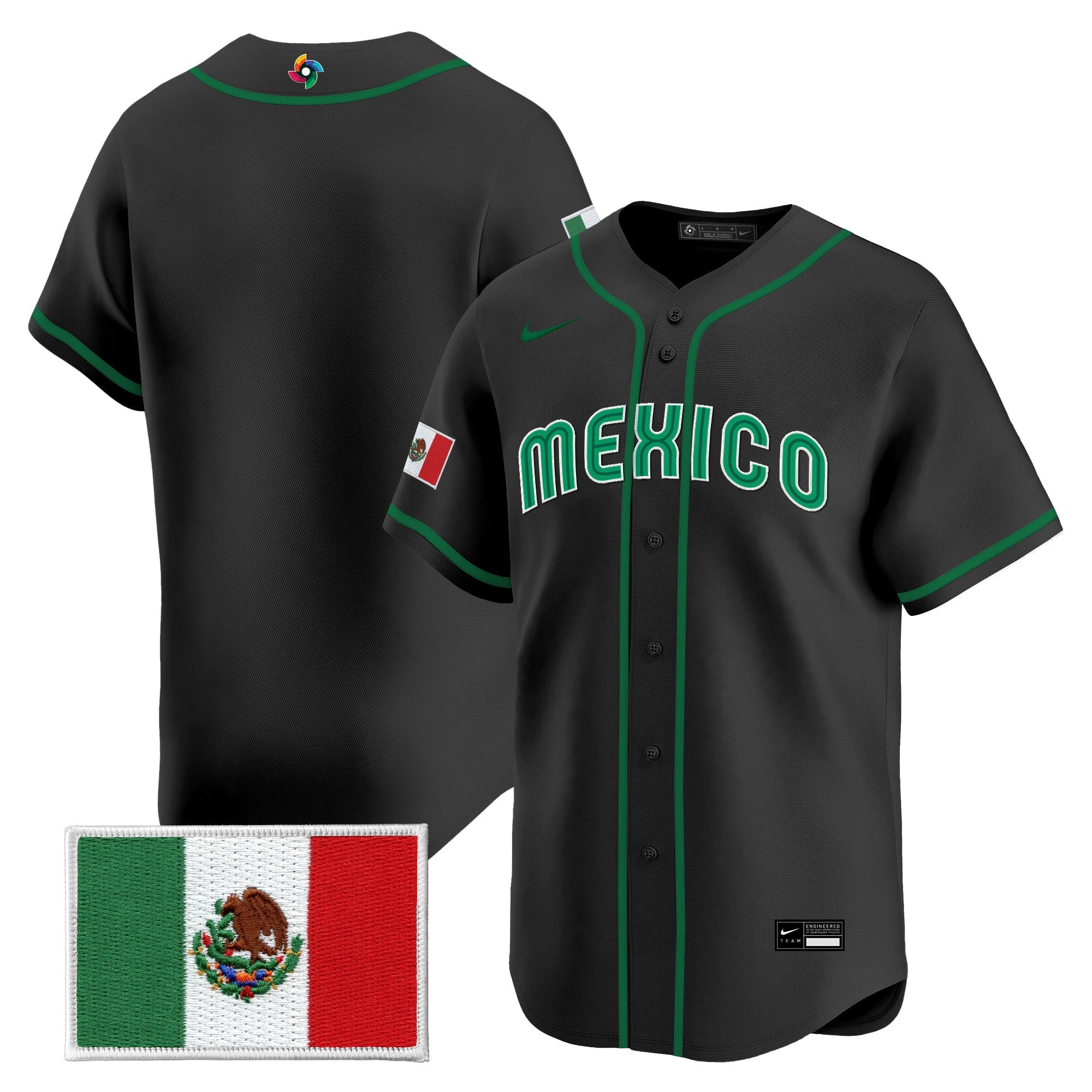 Team Mexico World Baseball Classic Vapor Premier Jersey - 2026 Roster - All Stitched