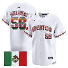 Team Mexico World Baseball Classic "Serape Edition" Vapor Premier Jersey - 2026 Roster - All Stitched